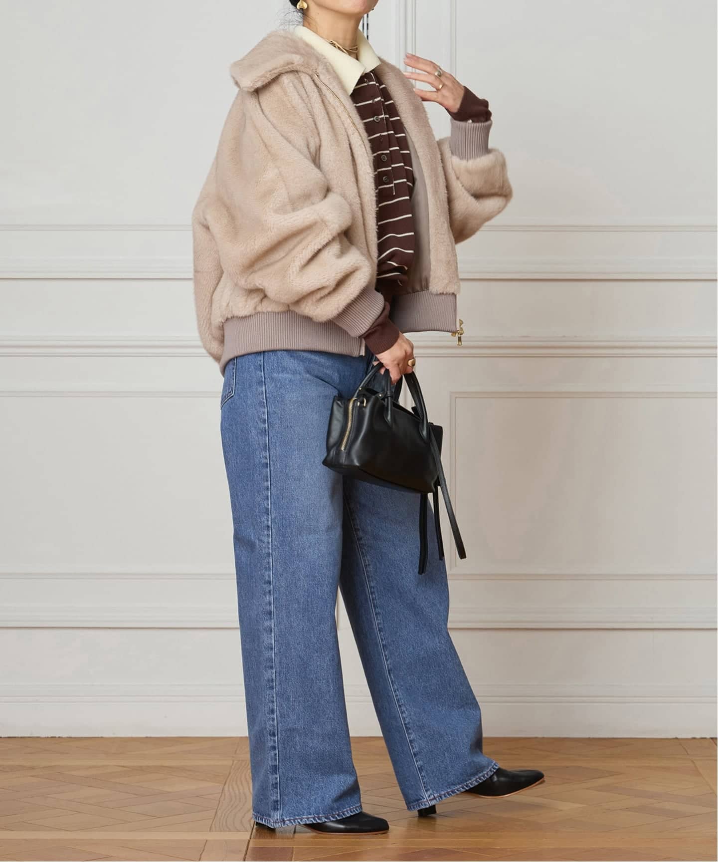 IENA LA BOUCLE eco ファーブルゾン ¥49,500 新品 IENA LA BOUCLE ecoファーブルゾン（その他ブルゾン／アウター）｜IENA