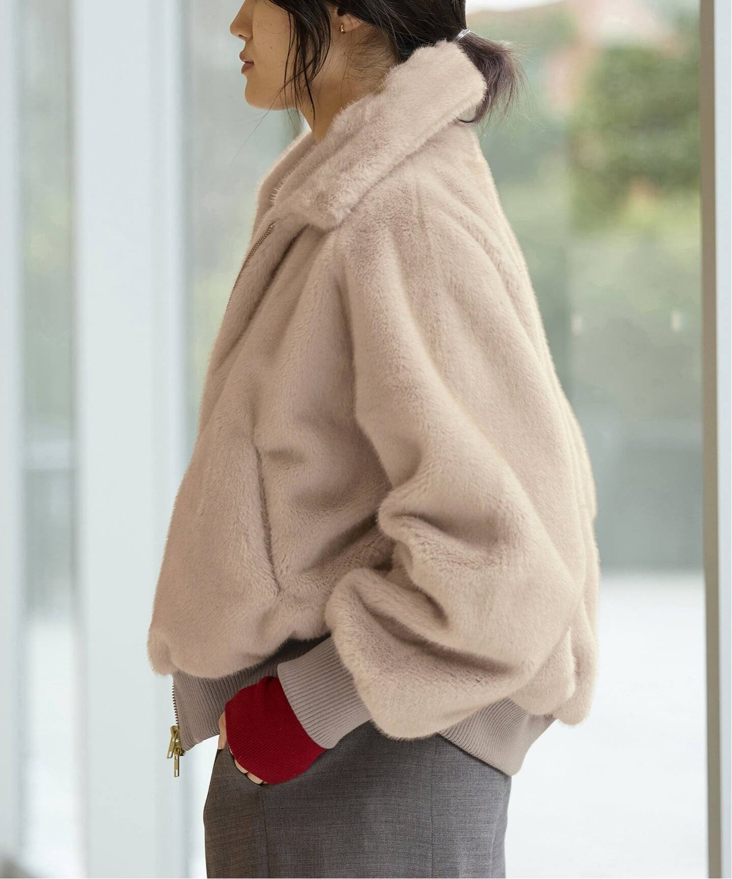 IENA LA BOUCLE eco ファーブルゾン ¥49,500 新品 IENA LA BOUCLE ecoファーブルゾン（その他ブルゾン／アウター）｜IENA