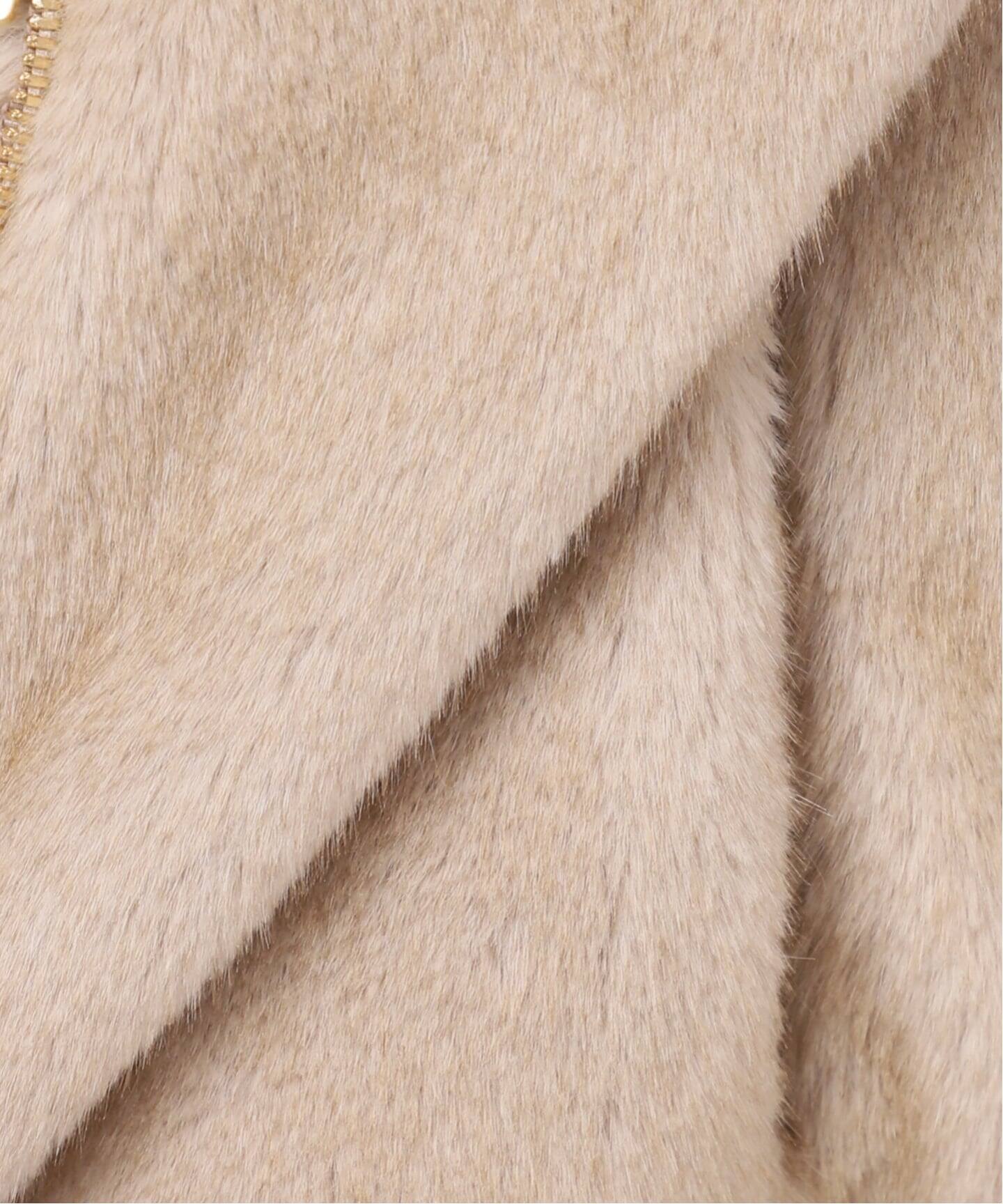 2025AW 美品IENA LA BOUCLE ecoファーブルゾン ベージュ IENA LA BOUCLE ecoファーブルゾン（その他ブルゾン／アウター）｜IENA