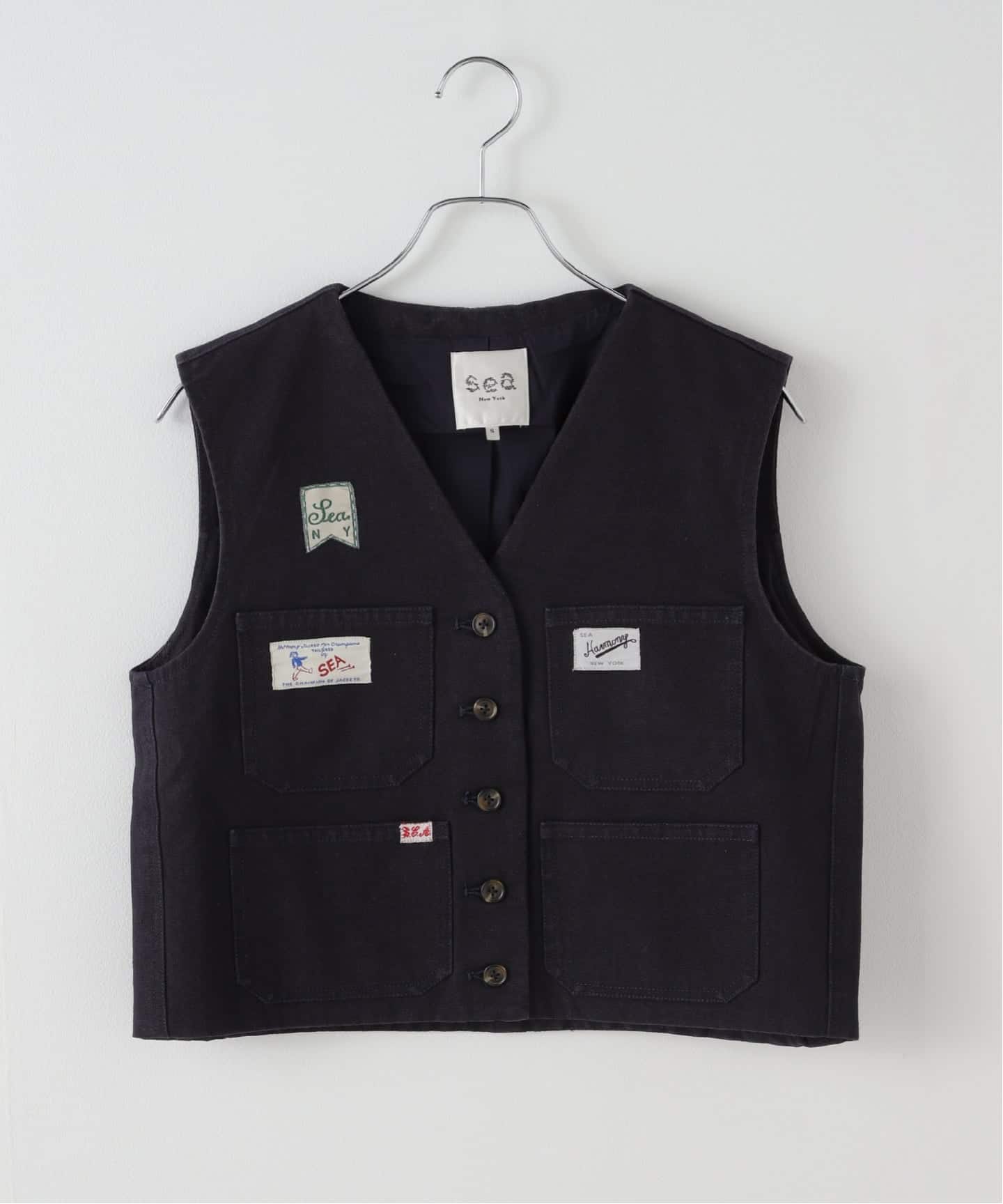 SEA NEW YORK/シー ニューヨーク CAROLYN WORKWEAR VEST PF25-035