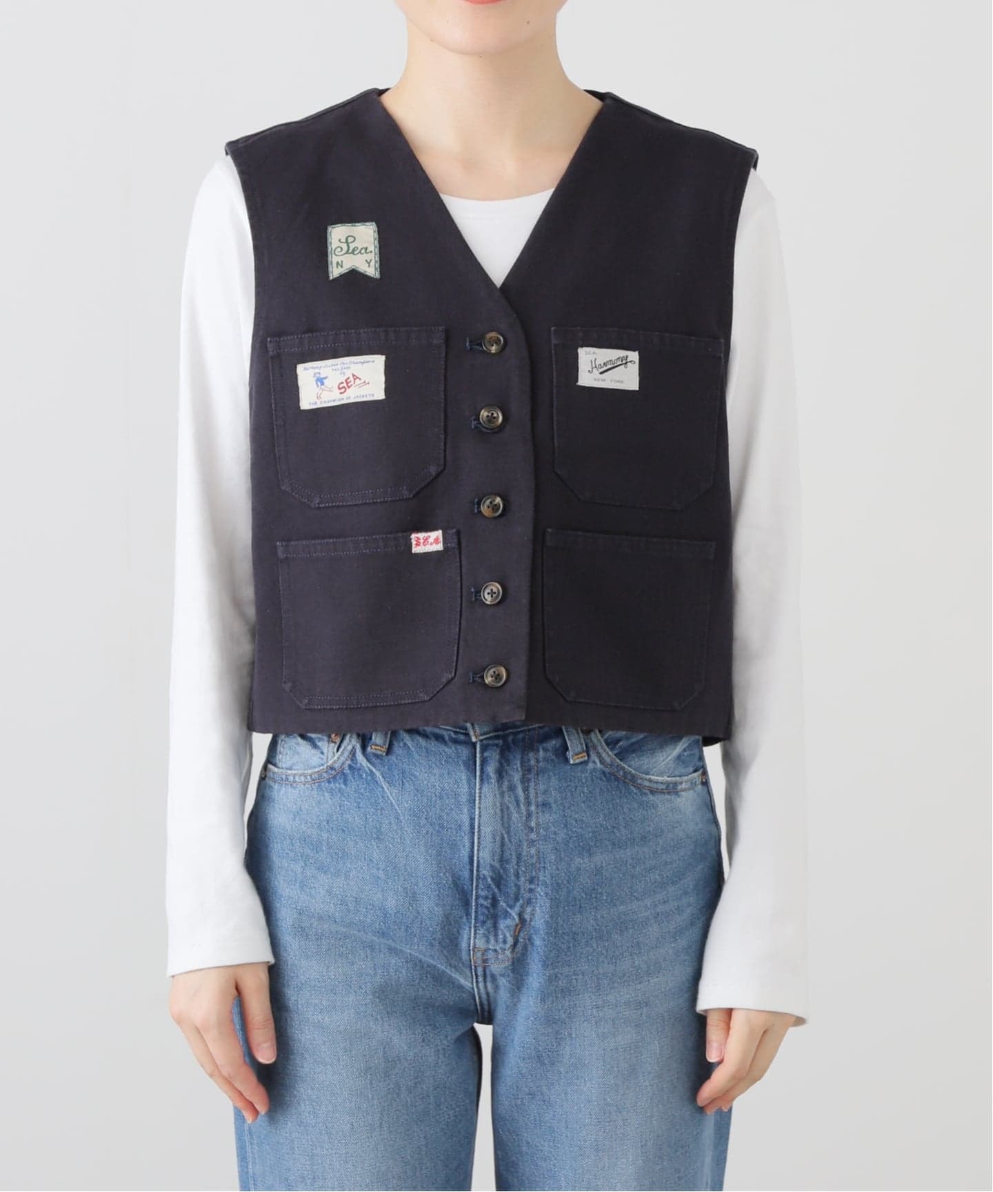 SEA NEW YORK/シー ニューヨーク CAROLYN WORKWEAR VEST PF25