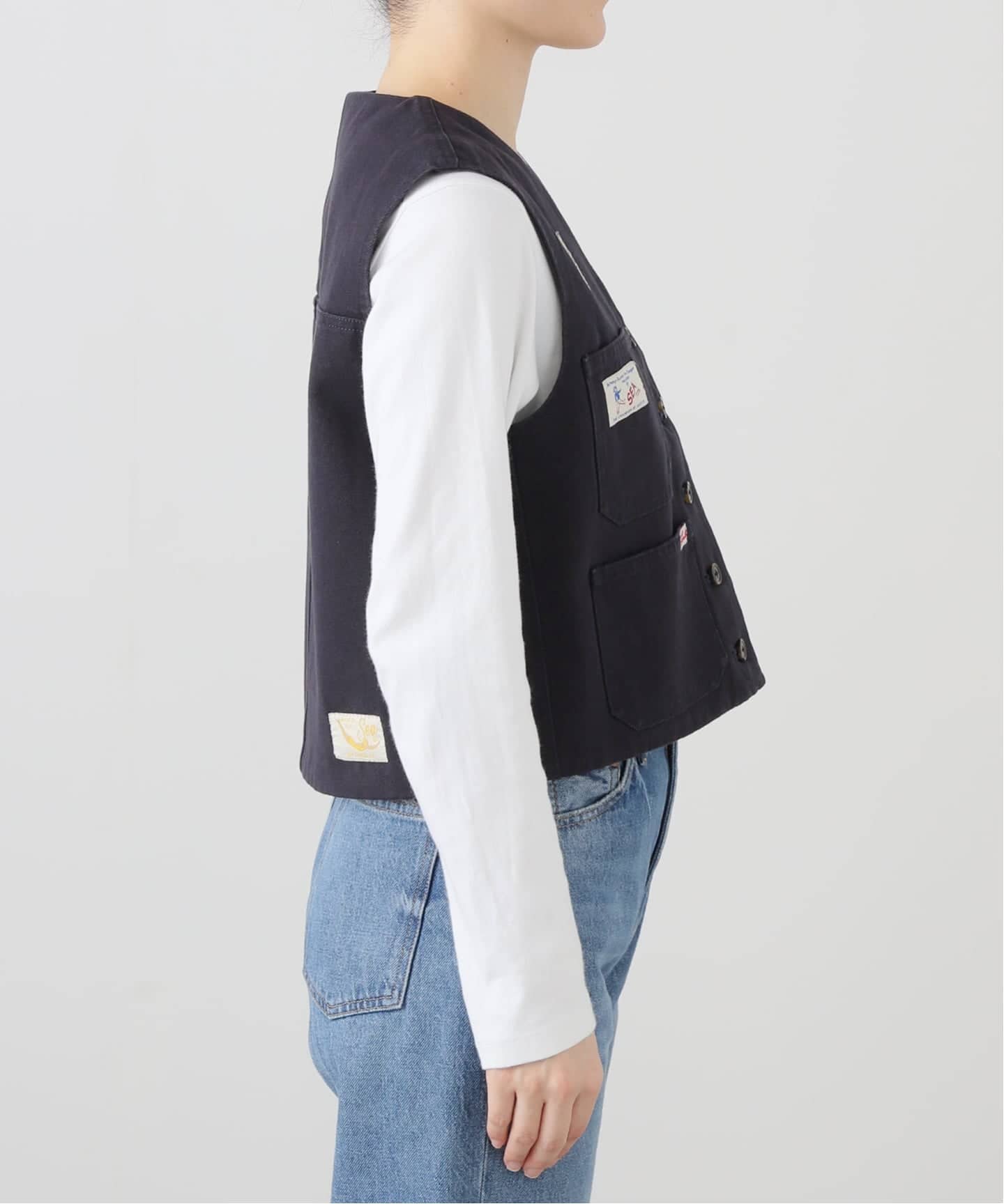 SEA NEW YORK/シー ニューヨーク CAROLYN WORKWEAR VEST PF25
