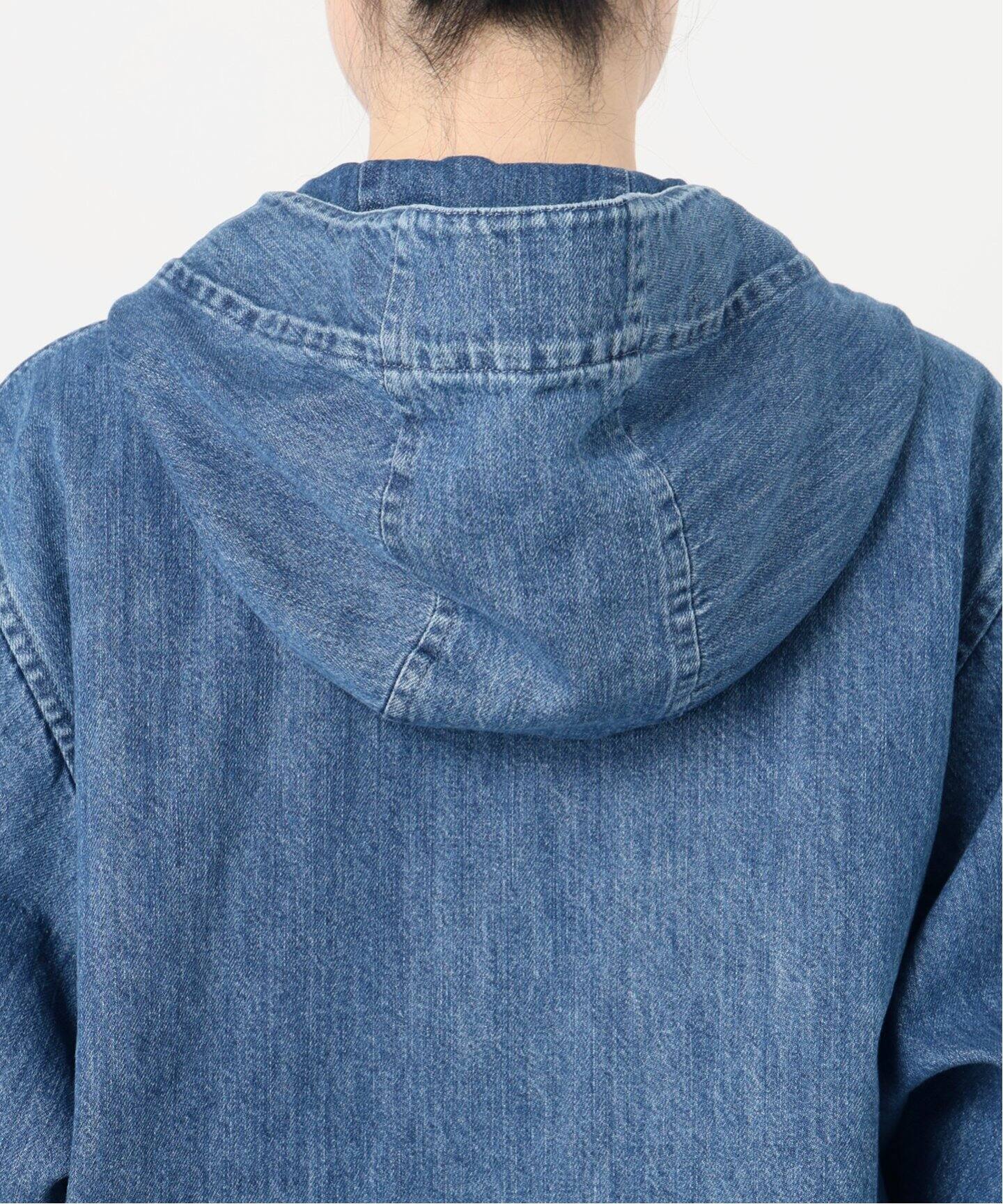 追加》VACHEMENT/ヴァシュモン 9ozSOFT DENIM フードブルゾン VK-07B 