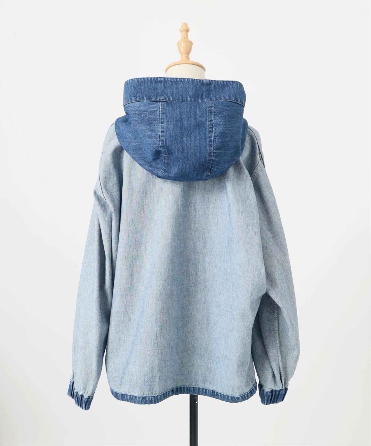 追加》VACHEMENT/ヴァシュモン 9ozSOFT DENIM フードブルゾン VK-07B 