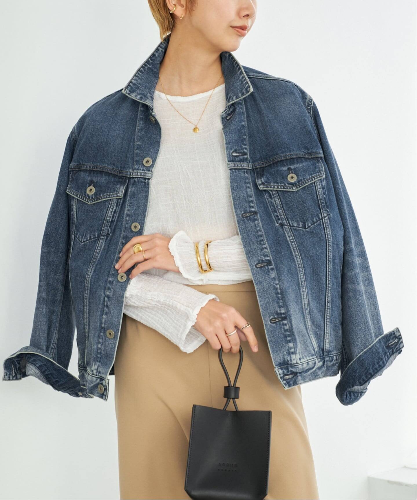 新品　plage デニムジャケット 追加》デニムジャケット（デニムジャケット）｜Plage