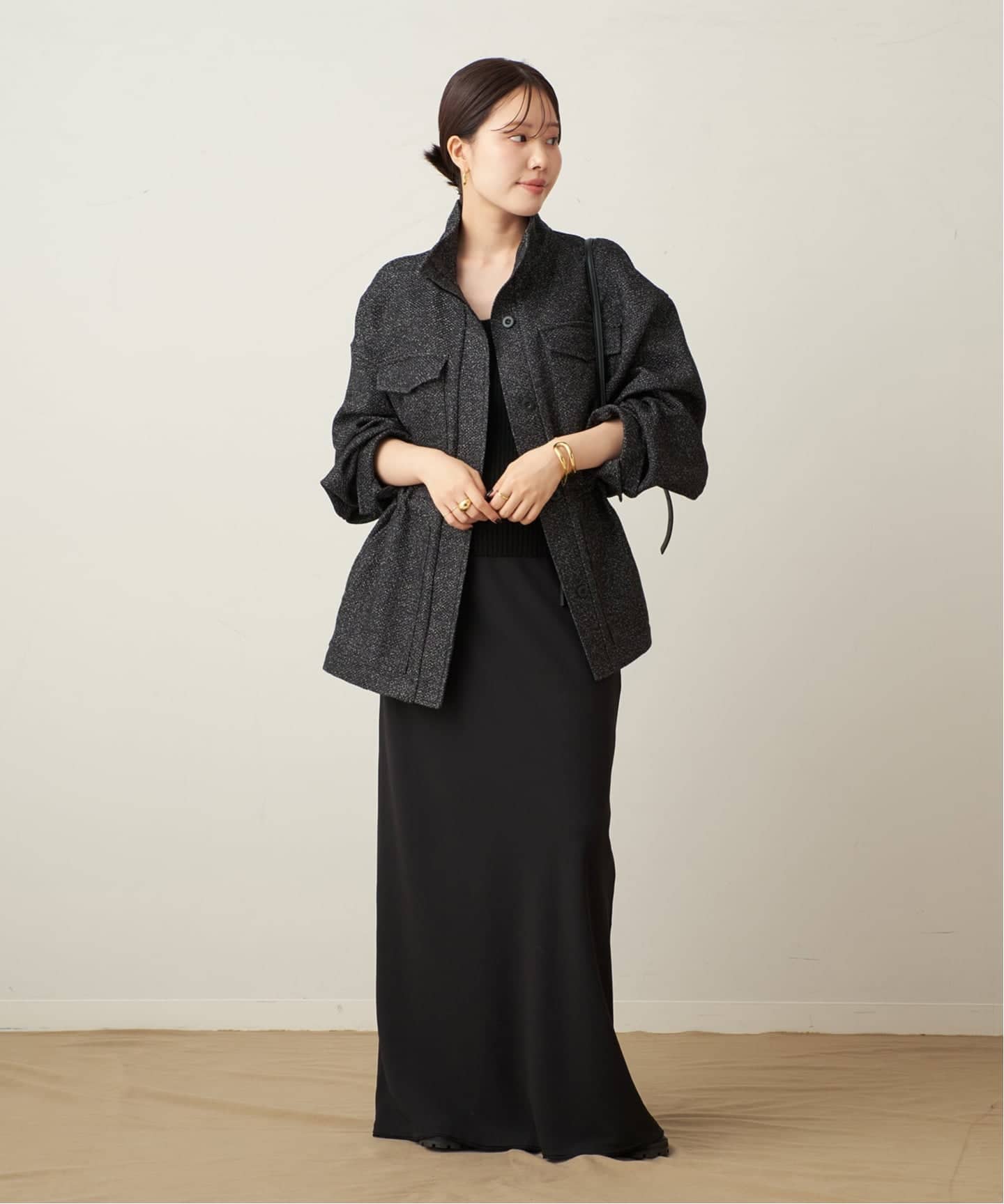 【在庫切れ完売品早者勝ち】プラージュplage Tweed ツイード ブルゾン Tweed stand ブルゾン（その他ブルゾン／アウター）｜Plage