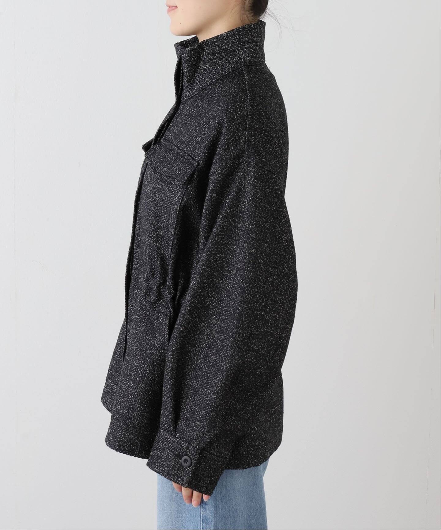 Tweed stand ブルゾン（その他ブルゾン／アウター）｜Plage