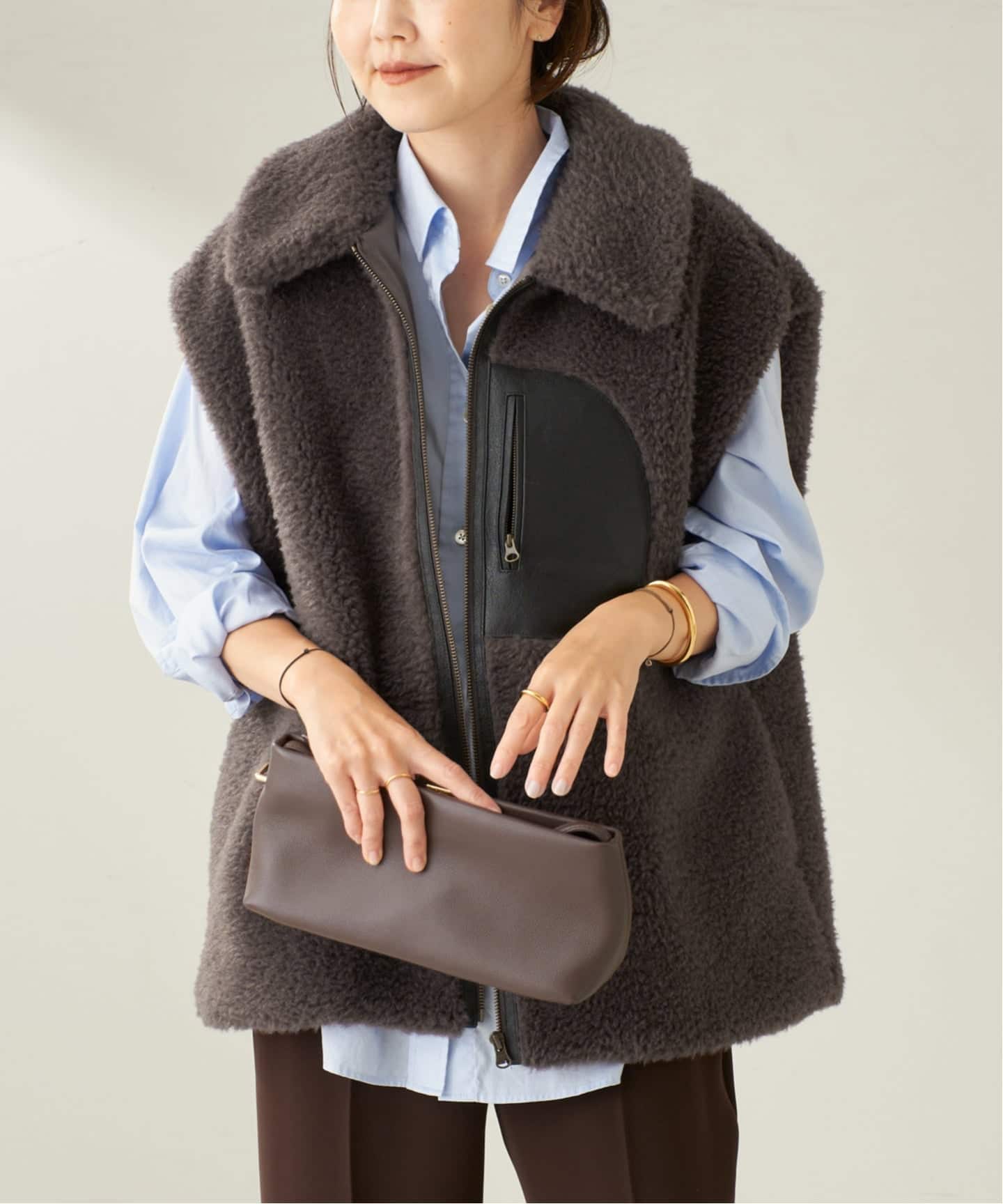 plage VACHEMENTヴァシュモン MODS BOA ベストジャケット plage MODS