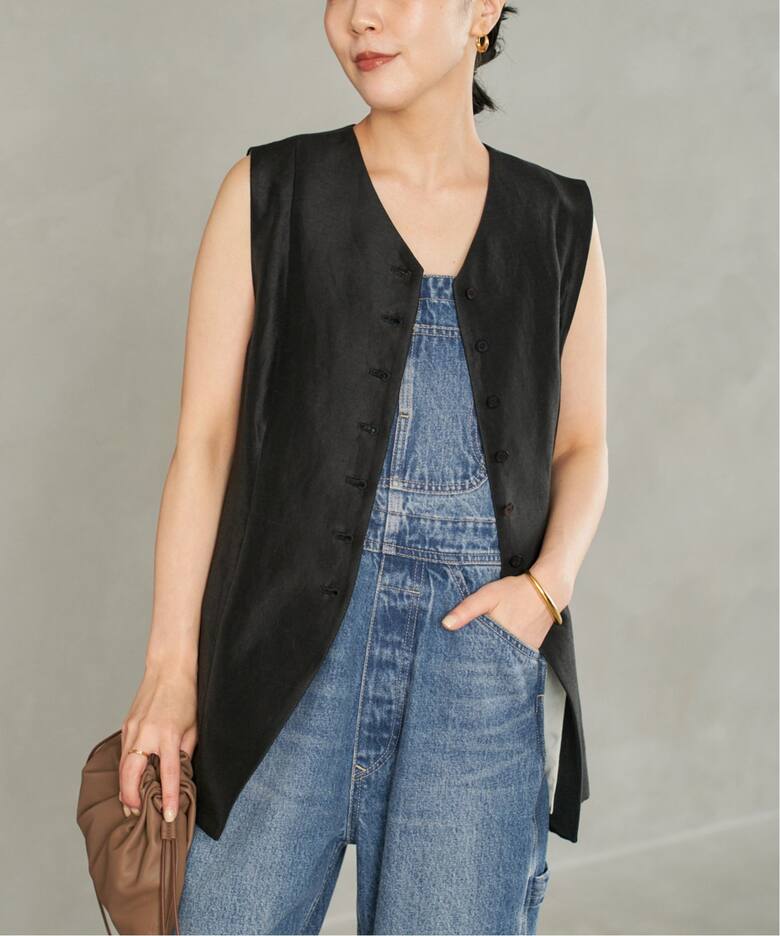 VIS LINEN ベスト（ベスト）｜Plage（プラージュ）の通販｜BAYCREW 未使用★Plage VIS LINEN ベスト