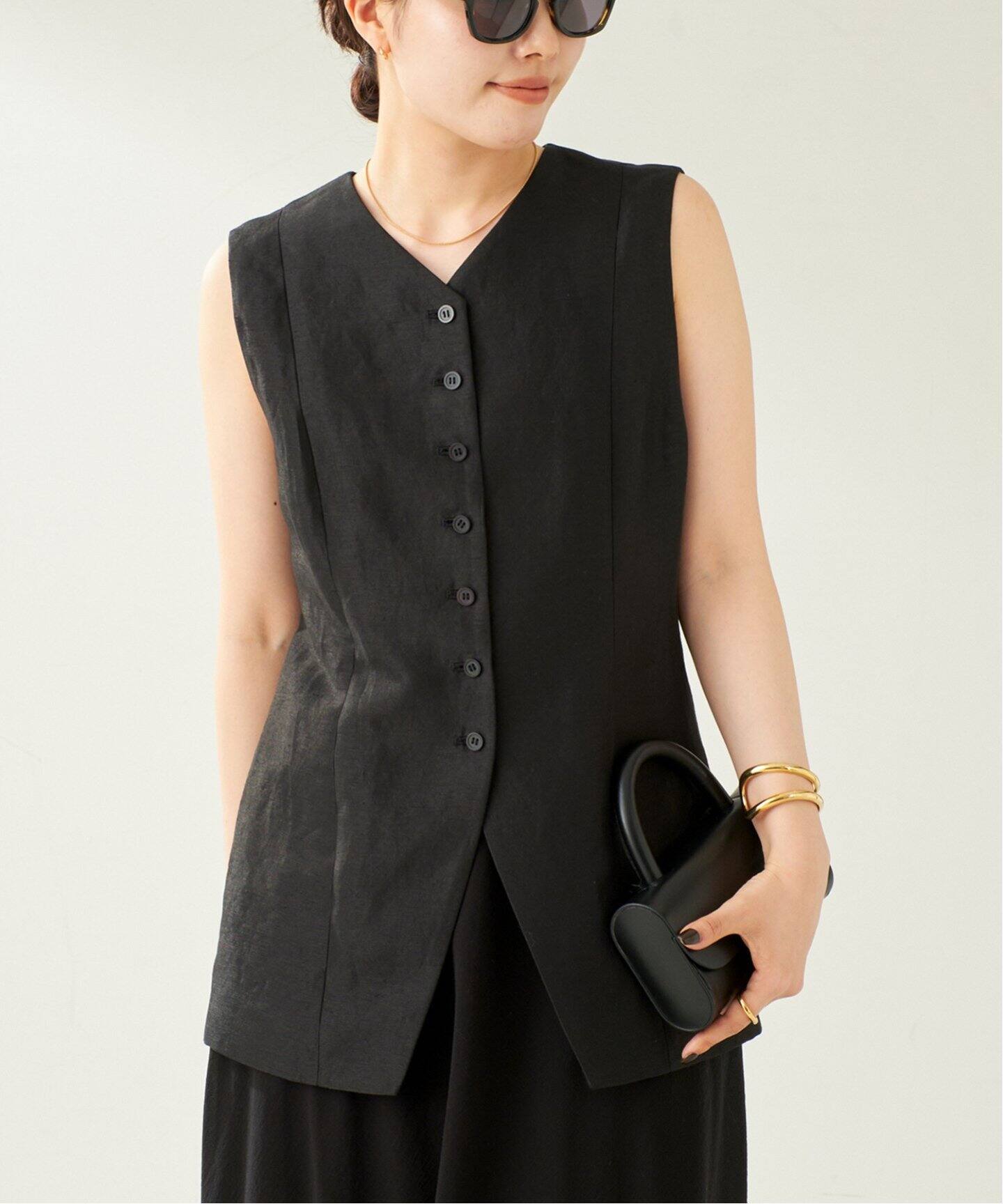VIS LINEN ベスト（ベスト）｜Plage（プラージュ）の通販