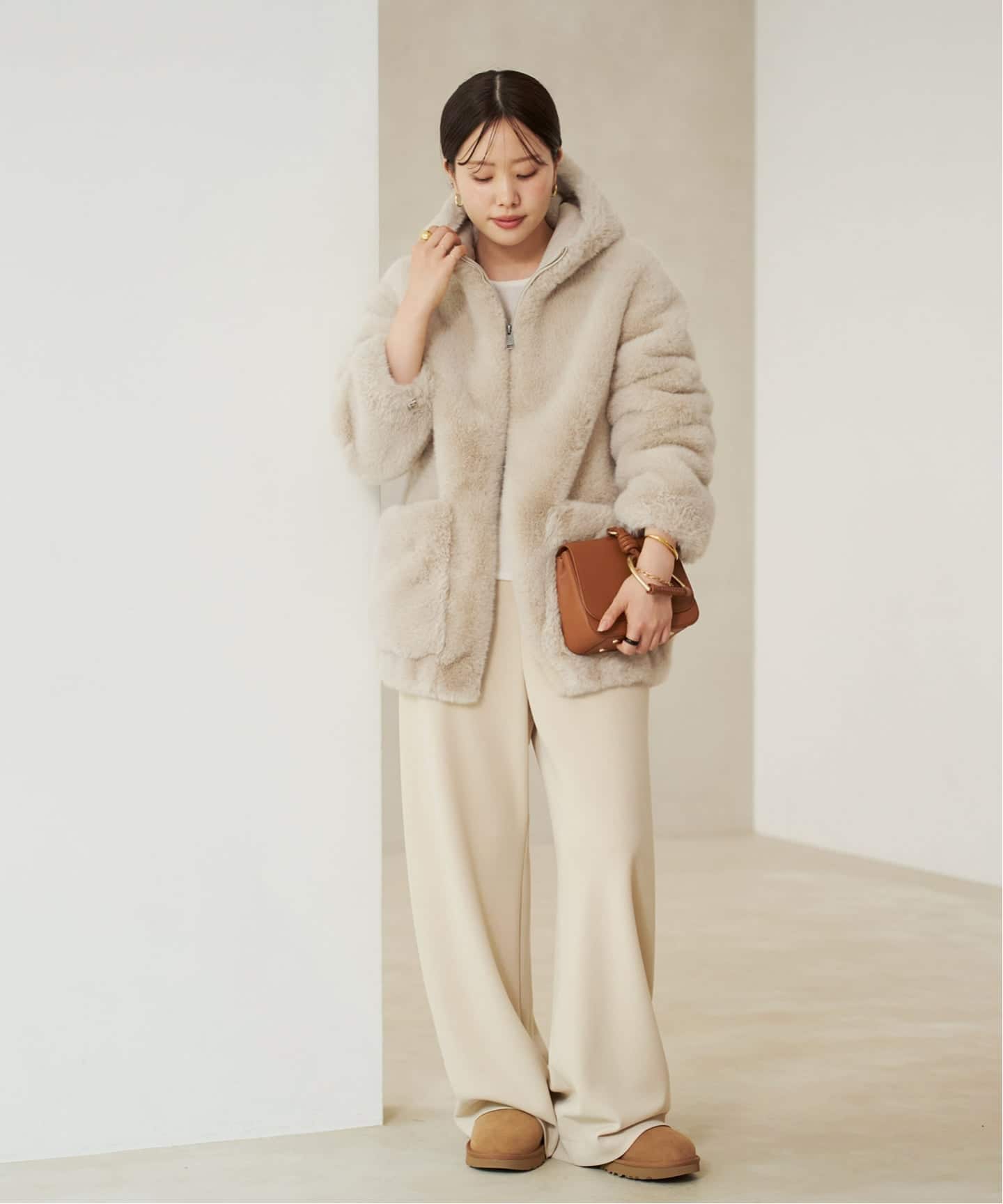 Vegancode / ヴィ―ガンコード FAUX FUR ブルゾン（その他ブルゾン