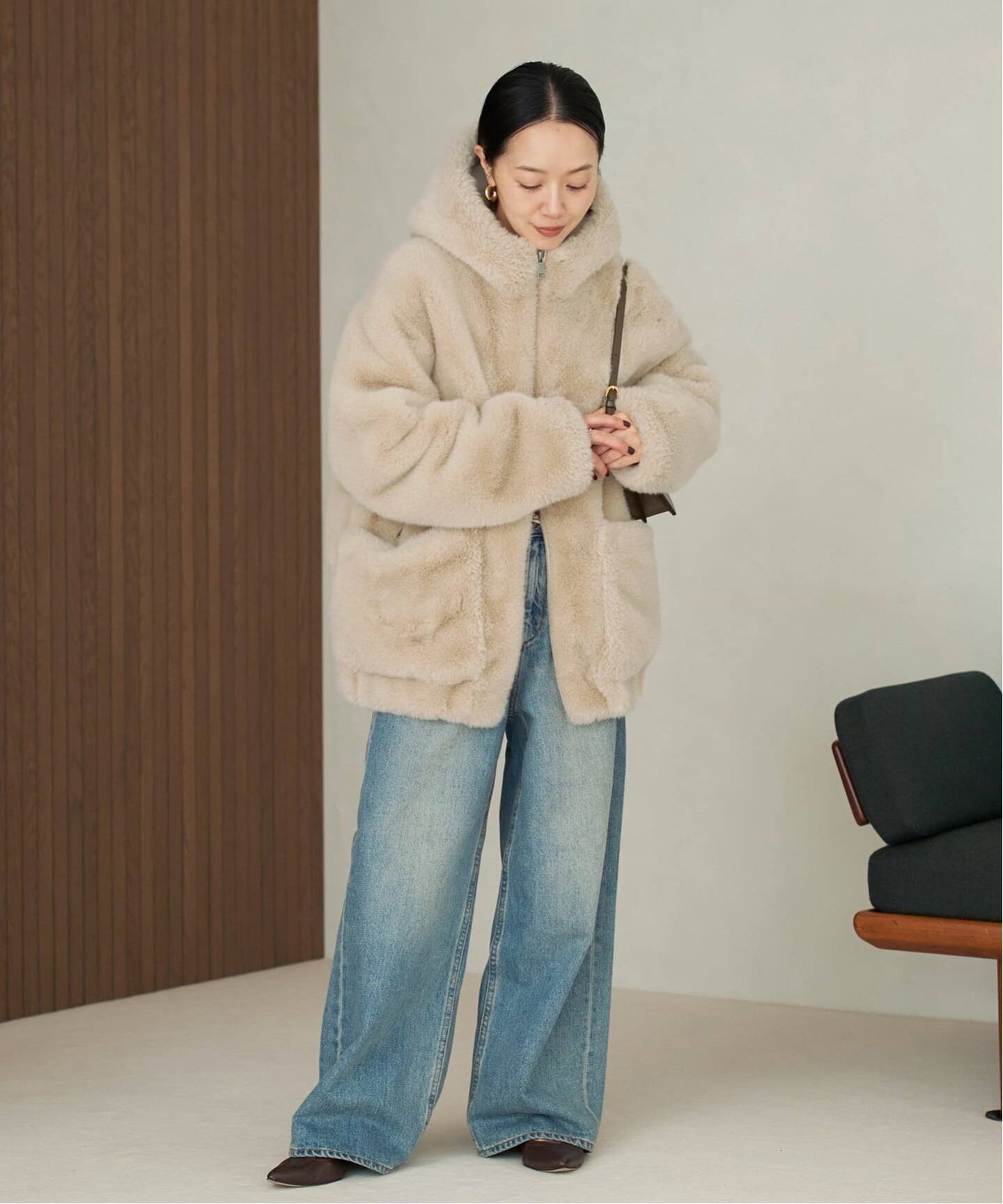 Vegancode / ヴィ―ガンコード FAUX FUR ブルゾン（その他ブルゾン