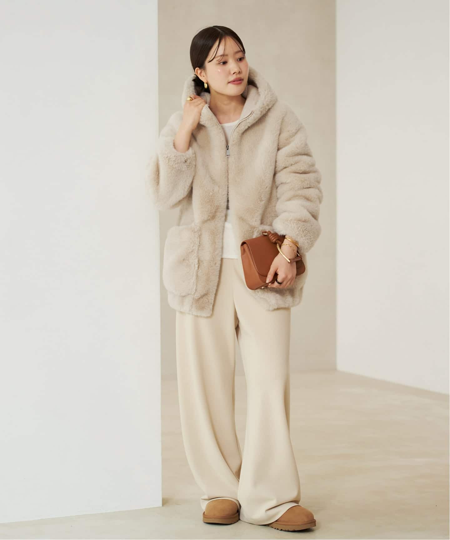 Vegancode / ヴィ―ガンコード FAUX FUR ブルゾン plage｜Vegancode / ヴィ-ガンコード FAUX FUR ブルゾン | Rakuten