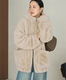 Vegancode / ヴィ―ガンコード FAUX FUR ブルゾン