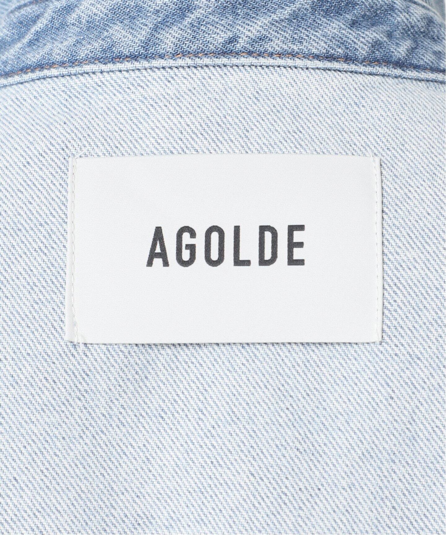 AGOLDE / エーゴールドイーデニムジャケット　ホワイト セール】【AGOLDE】DALTON BALLOON JACKET IN SOUL：デニム