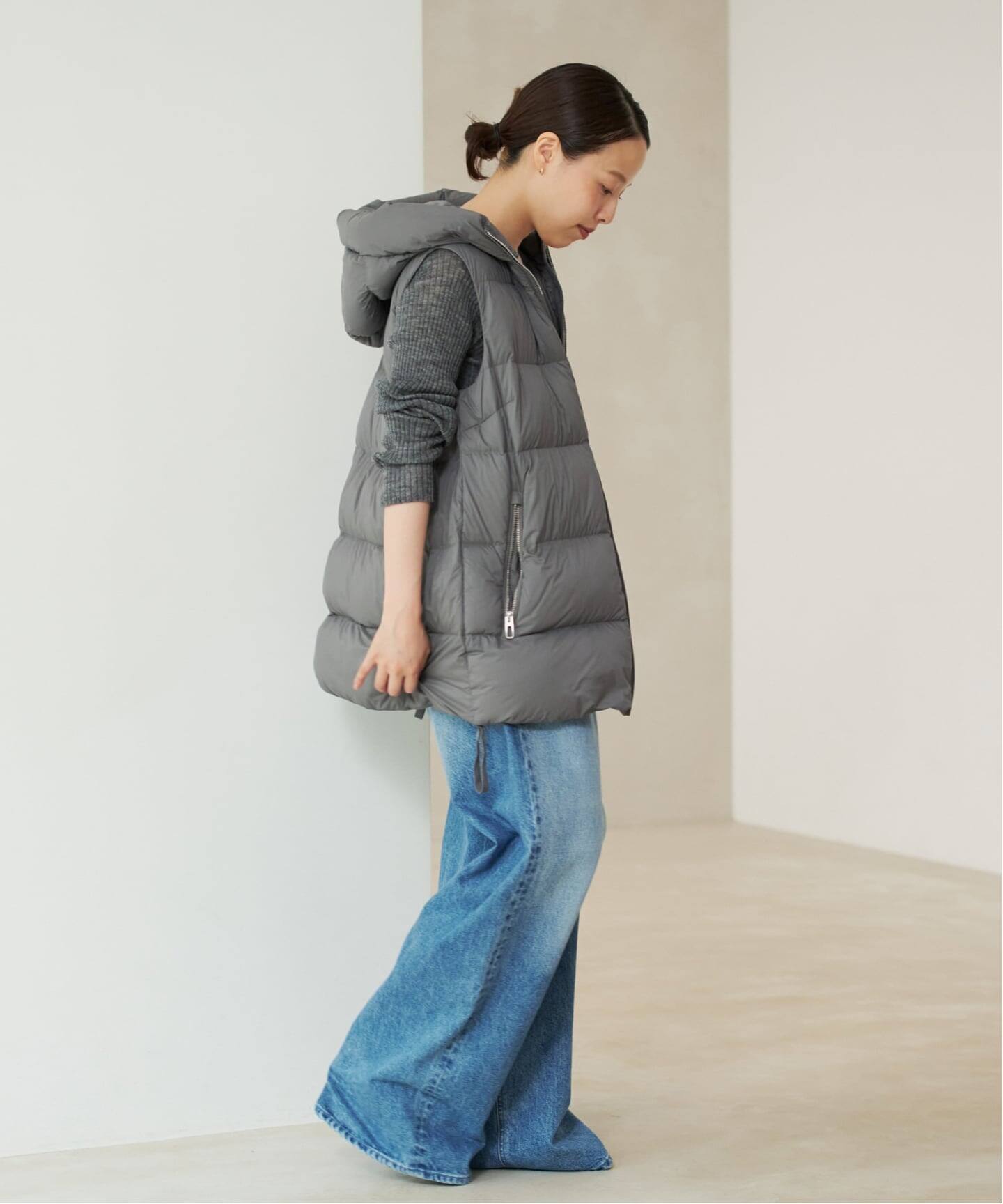 sacraraです。PLAIN PEOPLE ベージュ ダウンコート sacraraです。PLAIN PEOPLE ベージュ ダウンコート sacrara様