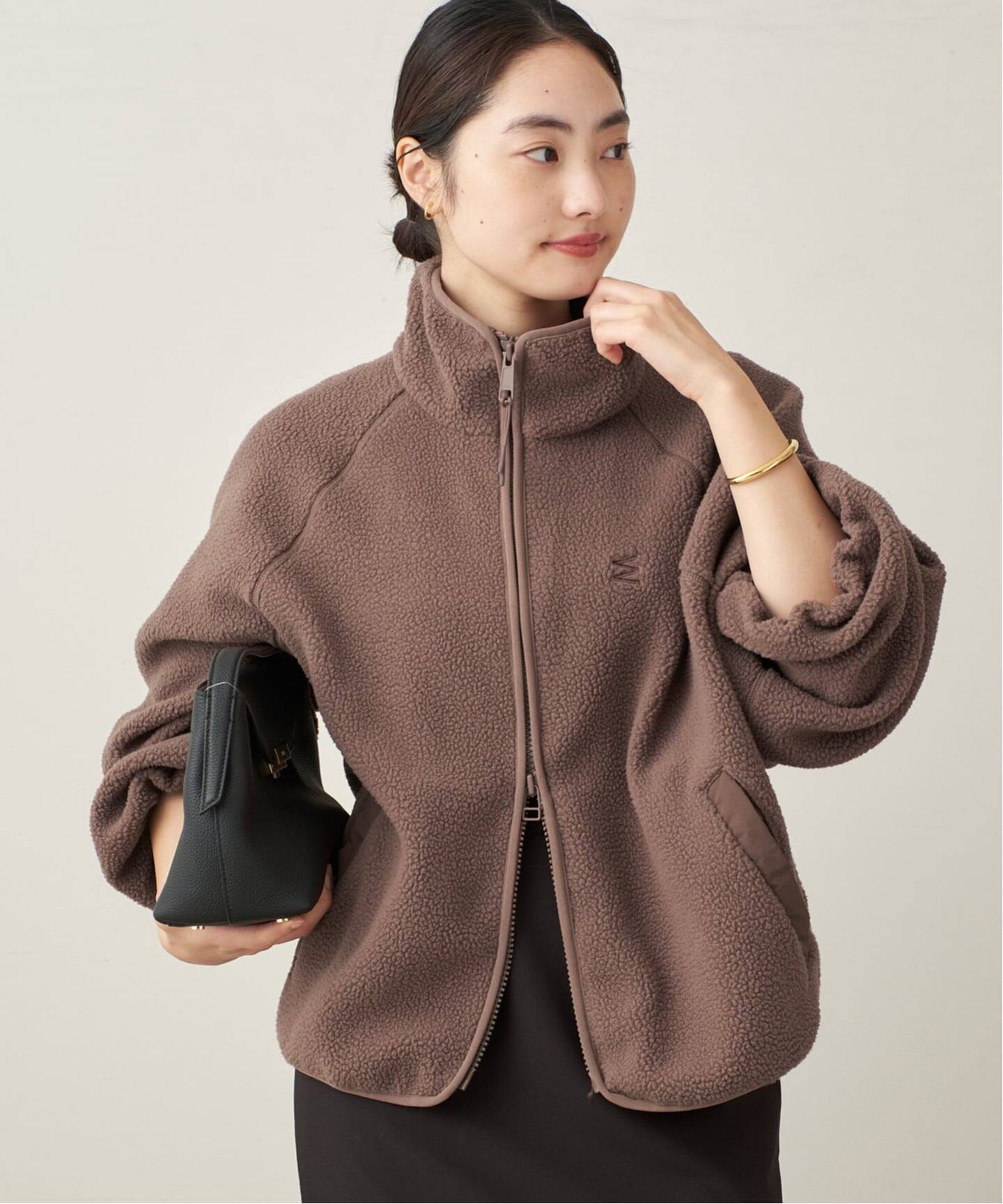 新品 ラッセルノ 2WAY フリースブルゾン (4/M)　Ⓗ EMBASSY OF BRICKS AND LOGS CALI FLEECE J フリースブルゾン（ボア