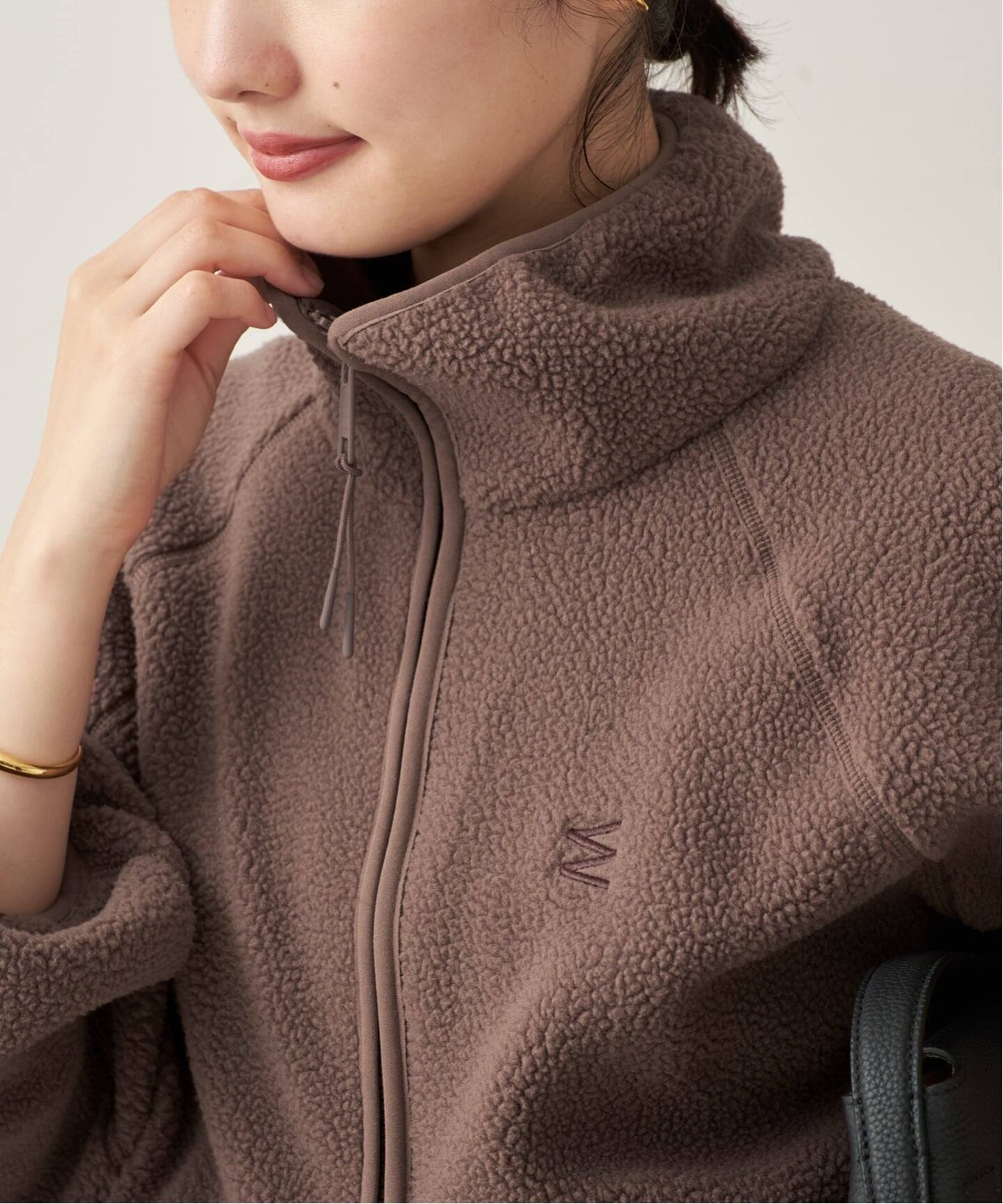 EMBASSY OF BRICKS AND LOGS CALI FLEECE J フリースブルゾン（ボア