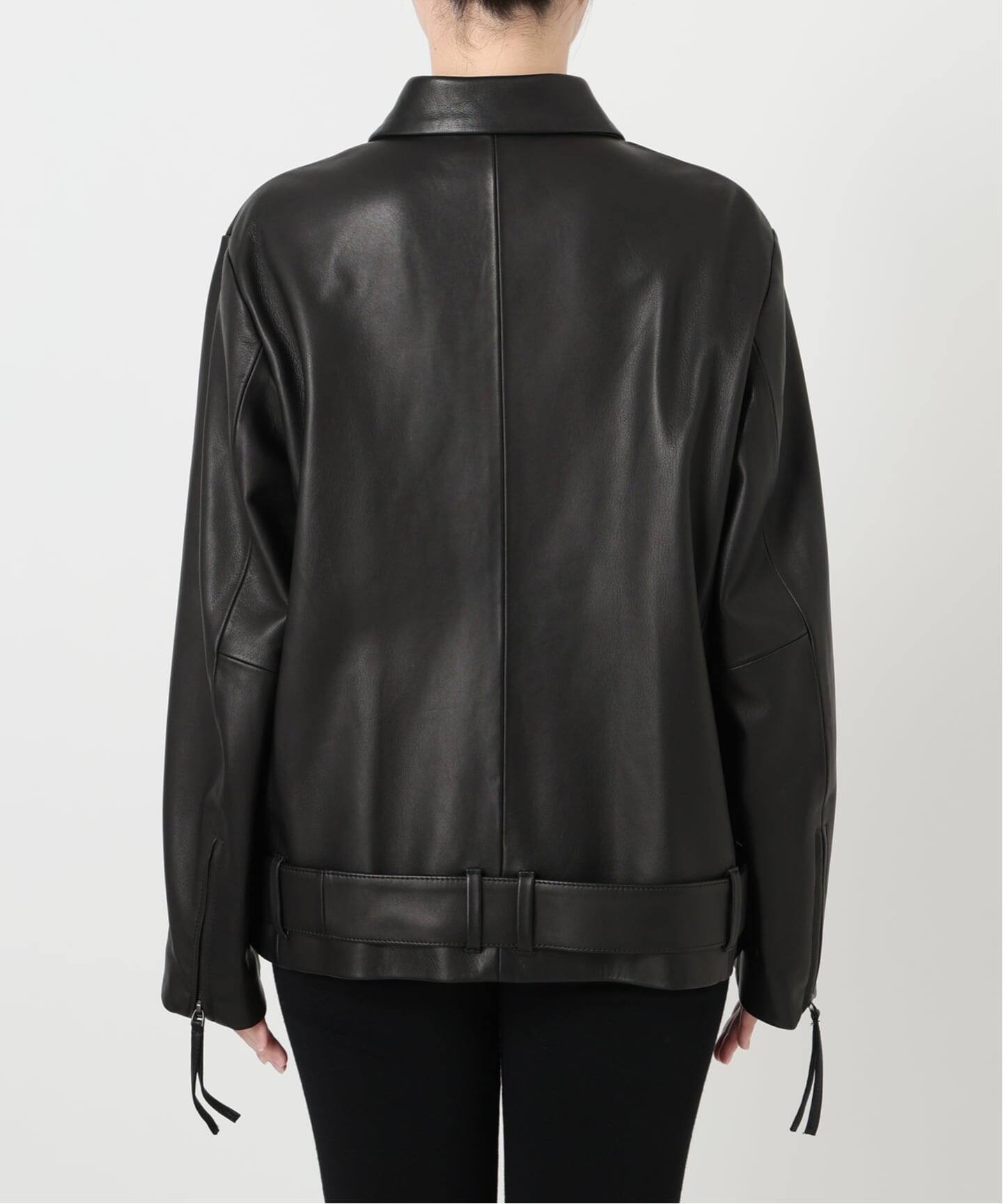 レザージップブルゾン（レザージャケット）｜VERMEIL par iena