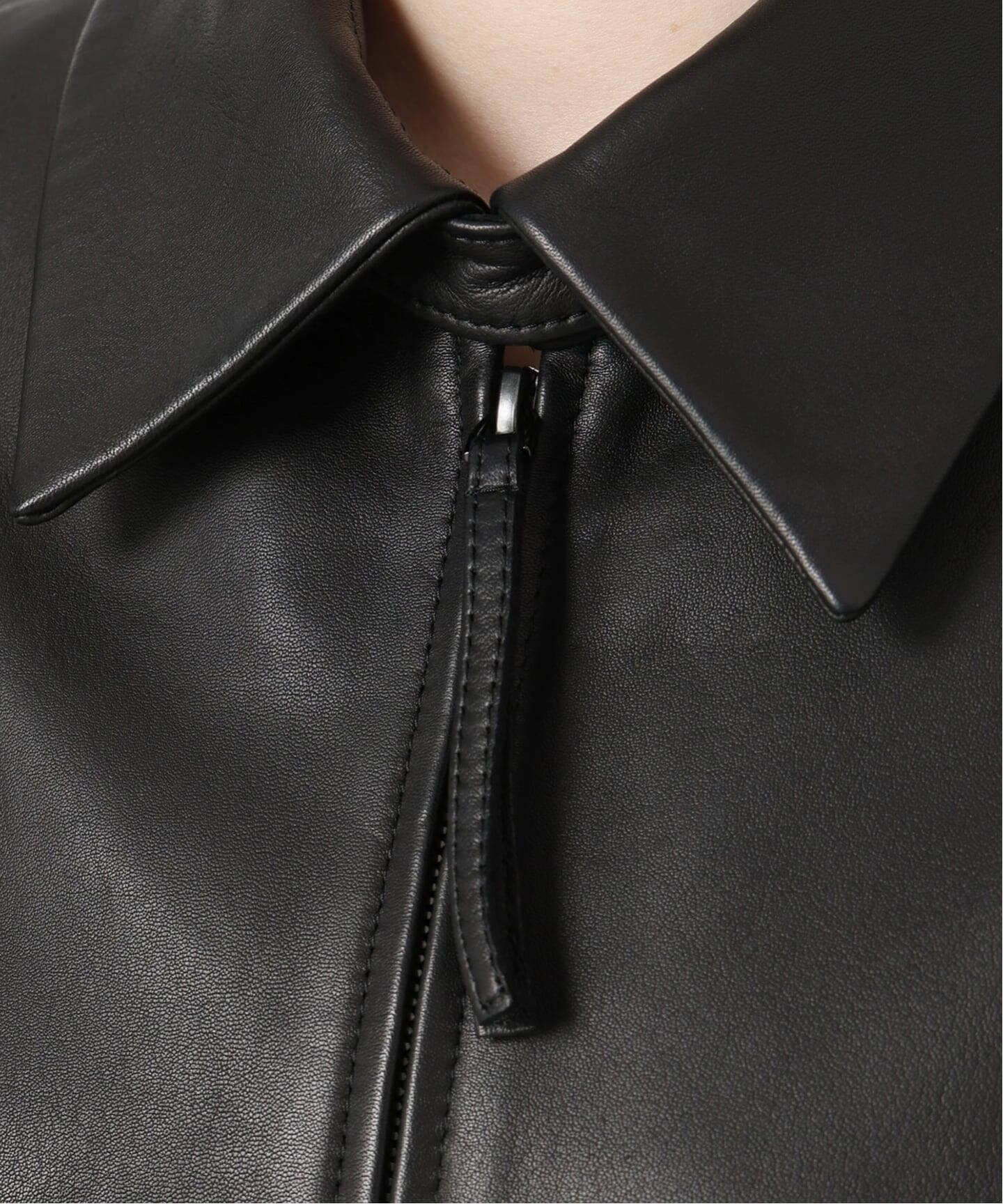 レザージップブルゾン（レザージャケット）｜VERMEIL par iena