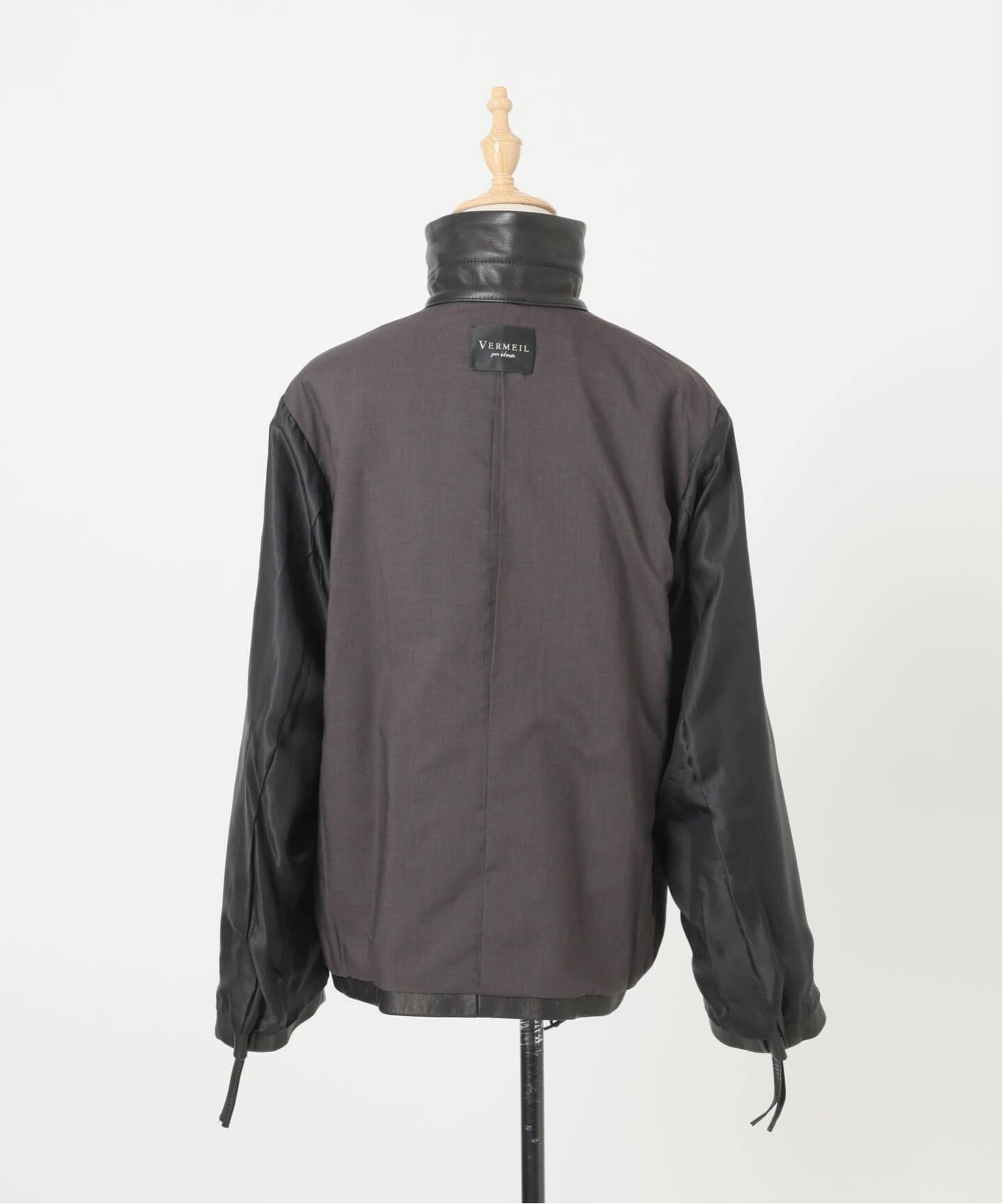 レザージップブルゾン（レザージャケット）｜VERMEIL par iena