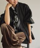 《追加》ノーカラーギャザーZIPブルゾン
