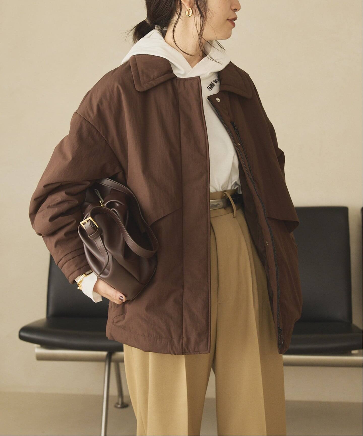 primaloft Cotton ナイロンブルゾン（中綿・キルティング）｜VERMEIL