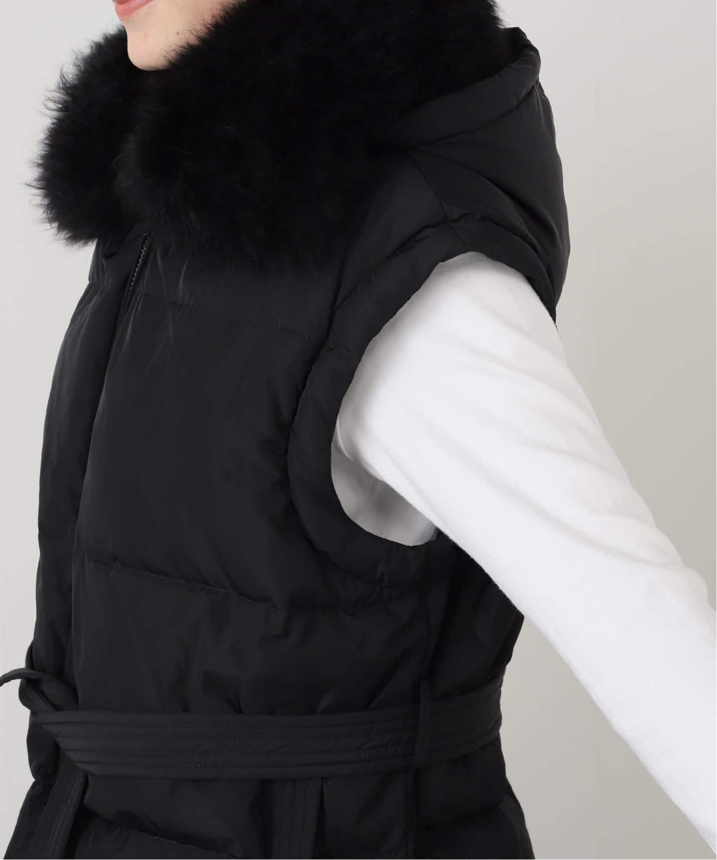 YVES SALOMON イヴ サロモン ダウンベスト 25WAG00565DOTM/VEST