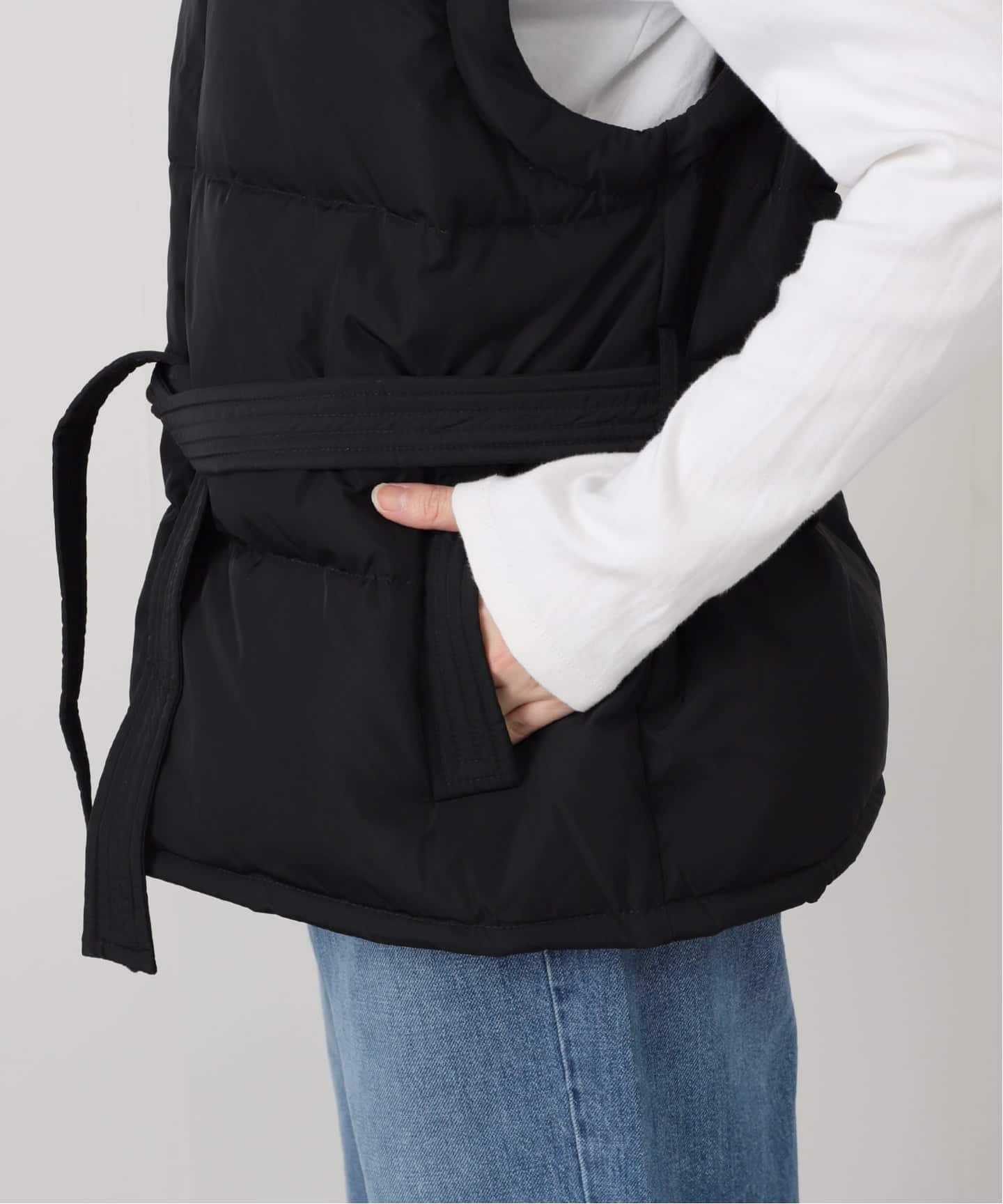 YVES SALOMON イヴ サロモン ダウンベスト 25WAG00565DOTM/VEST