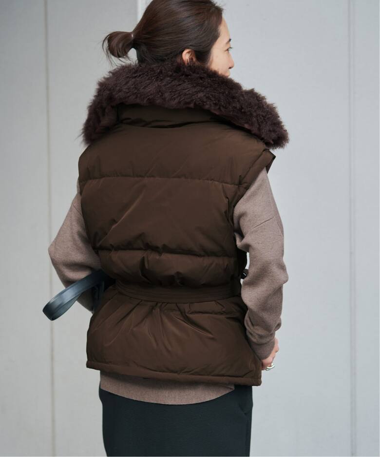 YVES SALOMON イヴ サロモン ダウンベスト 25WAG00565DOTM/VEST 
