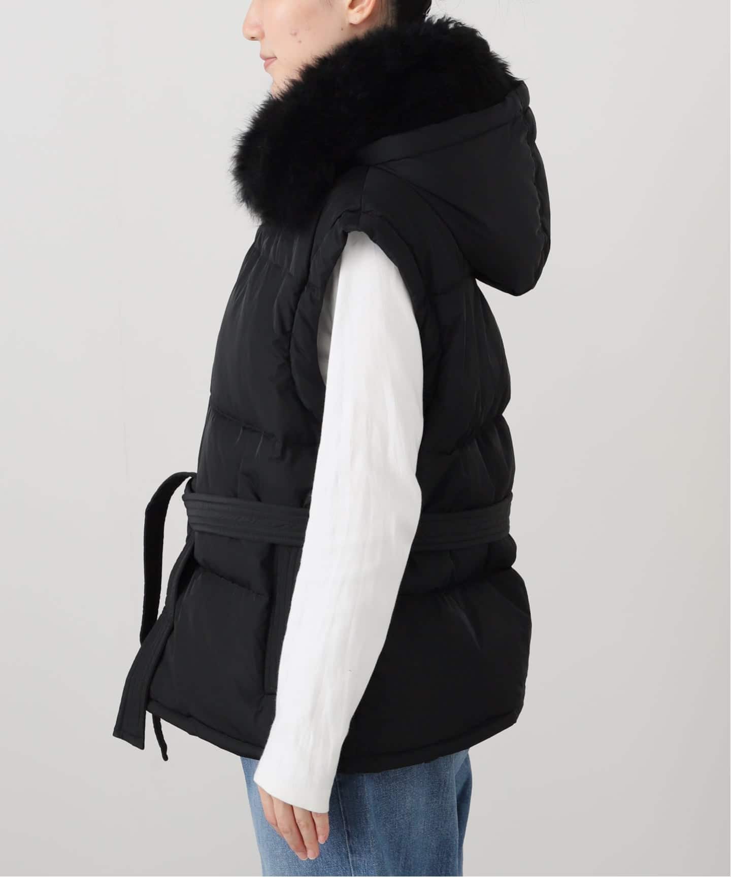 YVES SALOMON イヴ サロモン ダウンベスト 25WAG00565DOTM/VEST