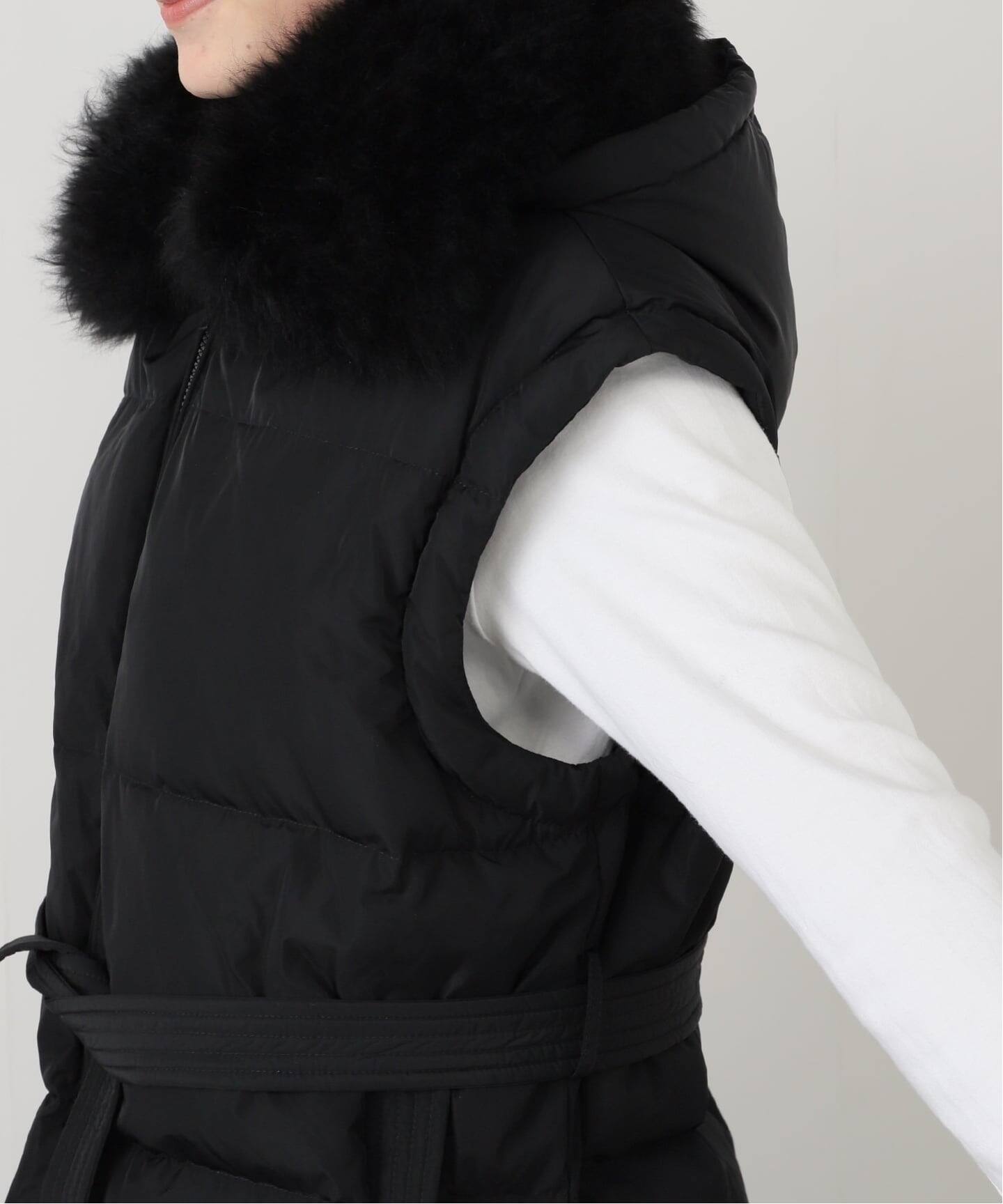 YVES SALOMON イヴ サロモン ダウンベスト 25WAG00565DOTM/VEST