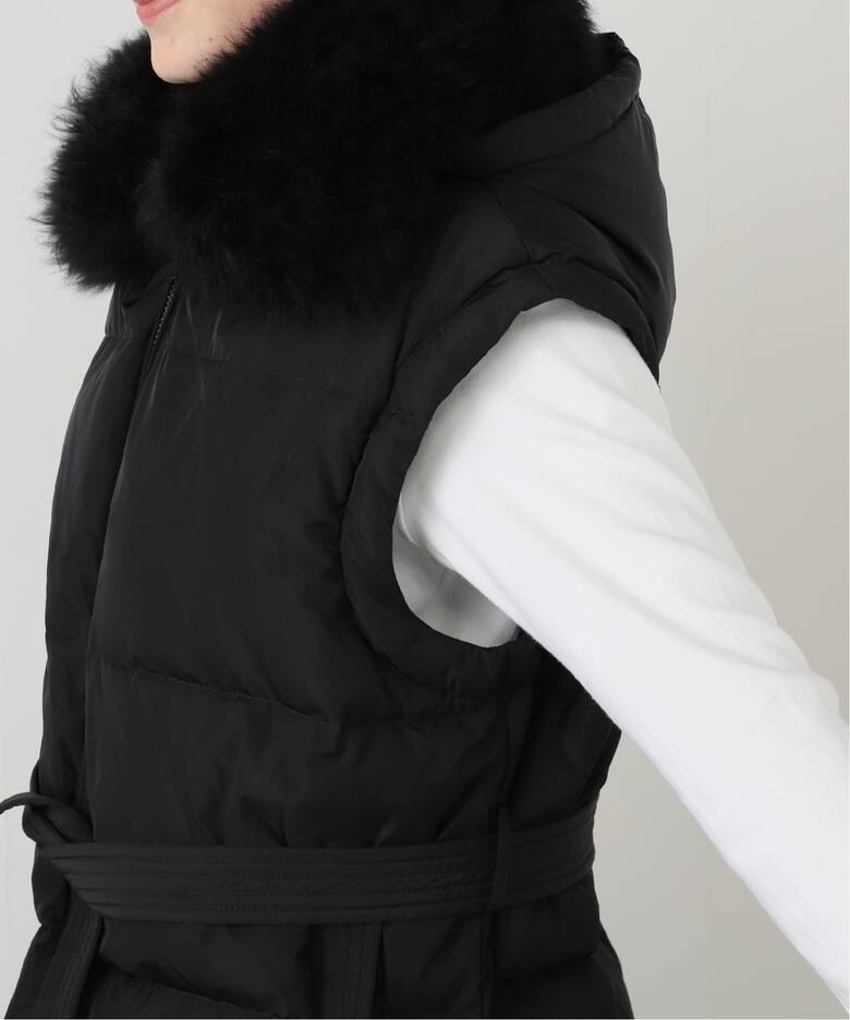 YVES SALOMON イヴ サロモン ダウンベスト 25WAG00565DOTM/VEST 
