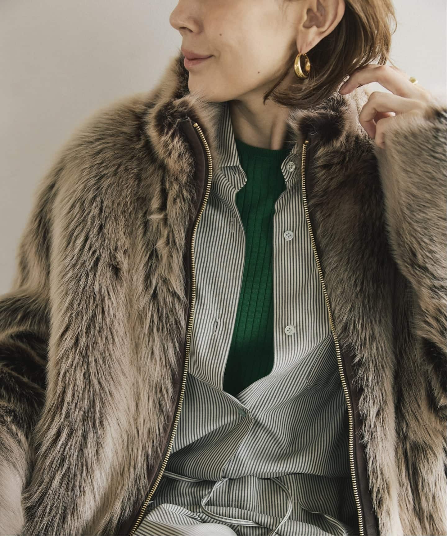 LISA CONTE リサコンテ Mouton ジャケット LC2583/T/V（ムートンコート