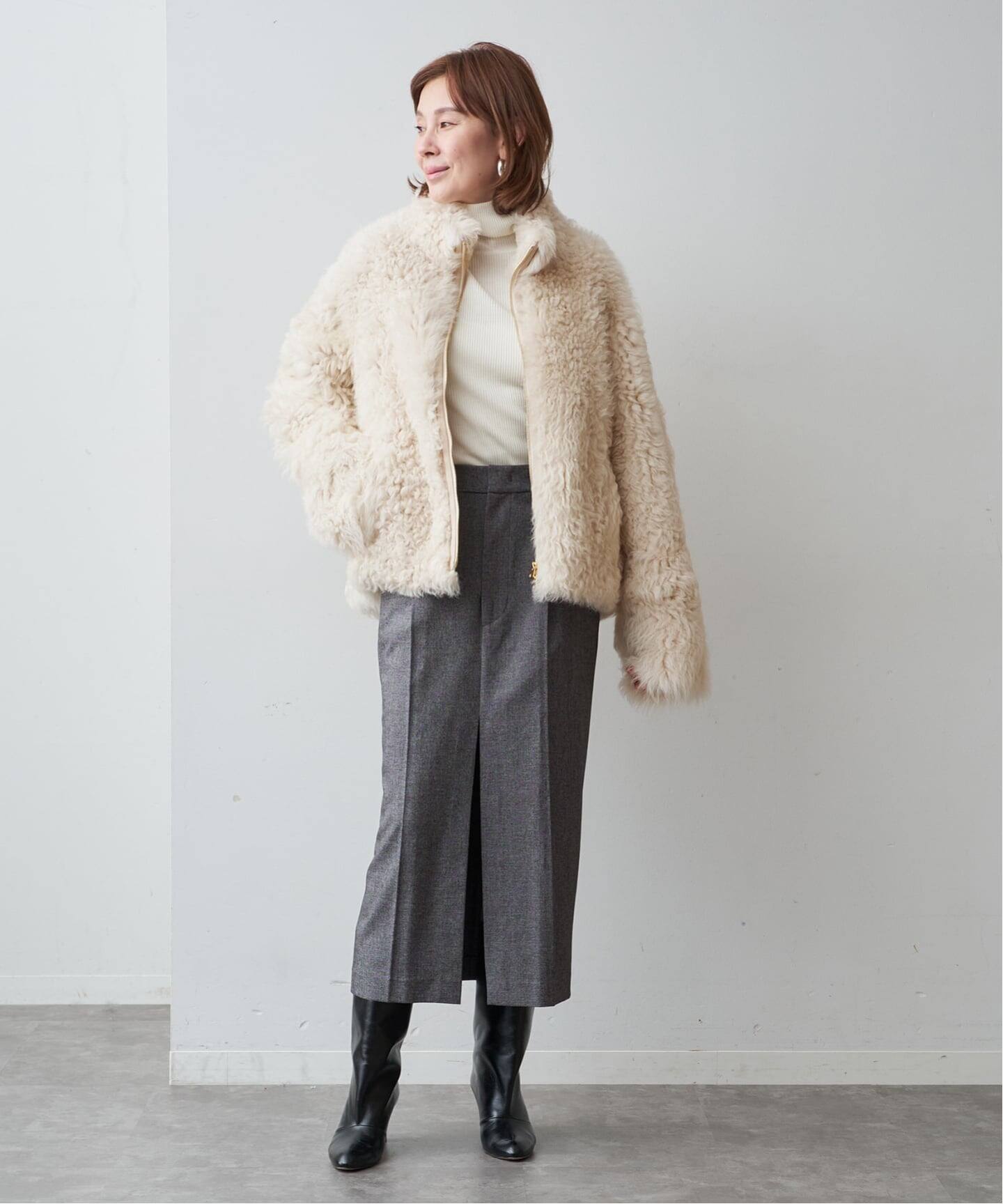 予約》LISA CONTE リサコンテ Mouton ジャケット LC2583/T/V