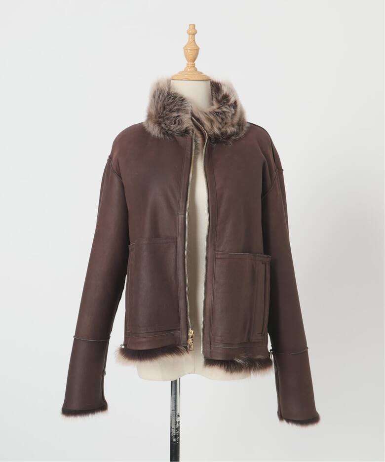 LISA CONTE リサコンテ Mouton ジャケット LC2583/T/V（ムートンコート 