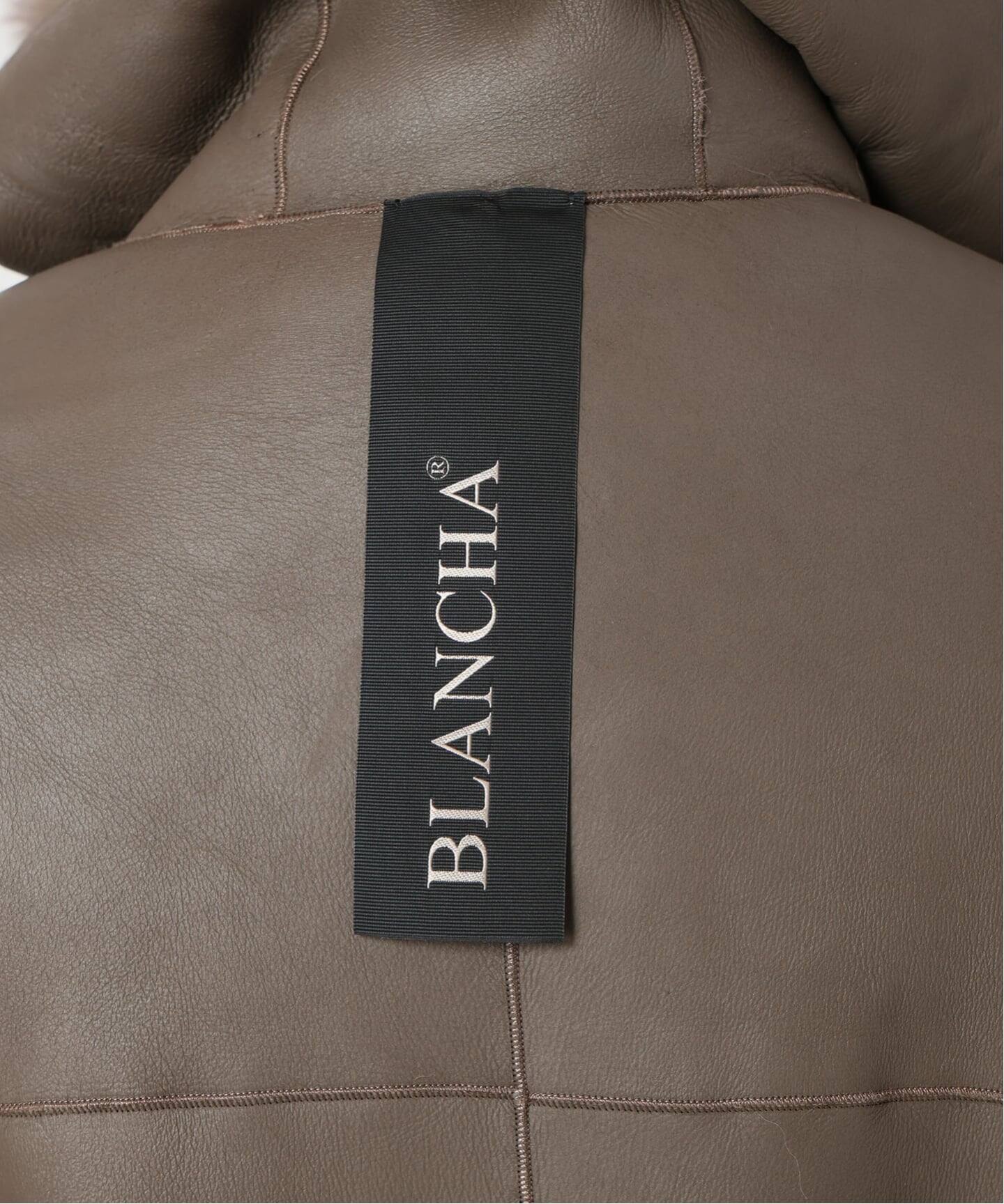 BLANCHA ブランカ HOODIE ブルゾン 25061-3 01（ムートンコート