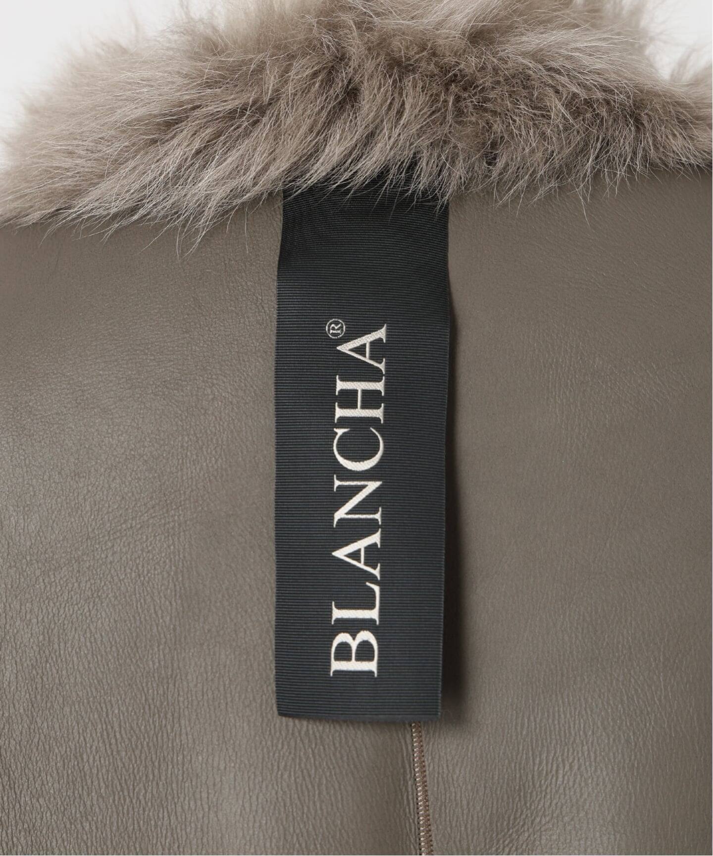 BLANCHA ブランカ ジレ 25024-3 00（ムートンコート）｜VERMEIL 