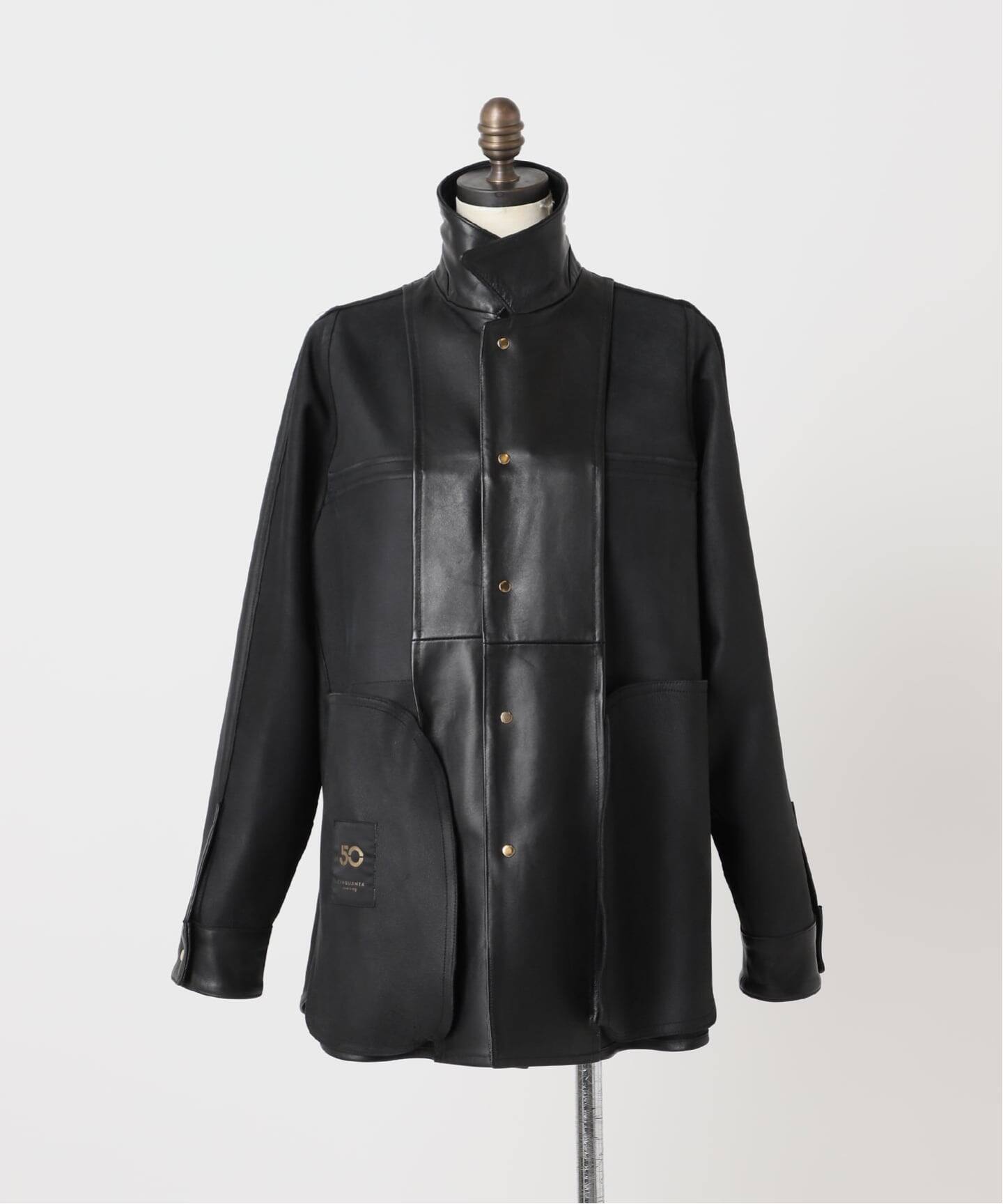 フォロー感謝割 チンクアンタ CINQUANTA レザー ジャケット 本革 CINQUANTA (チンクアンタ) H613 SINGLE TAILORED JACKET CAVALLO