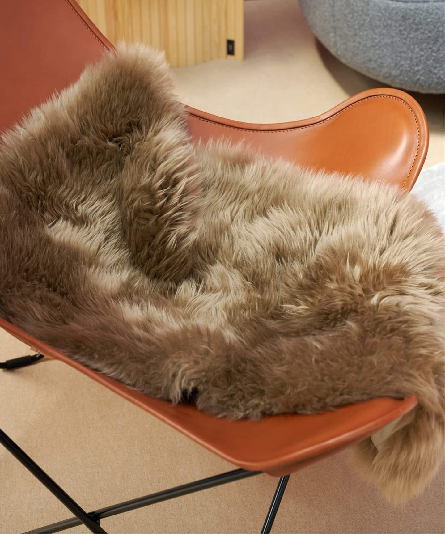 SHEEPSKIN シープスキン ラグ 90×60cm（ラグ・マット）｜JOURNAL