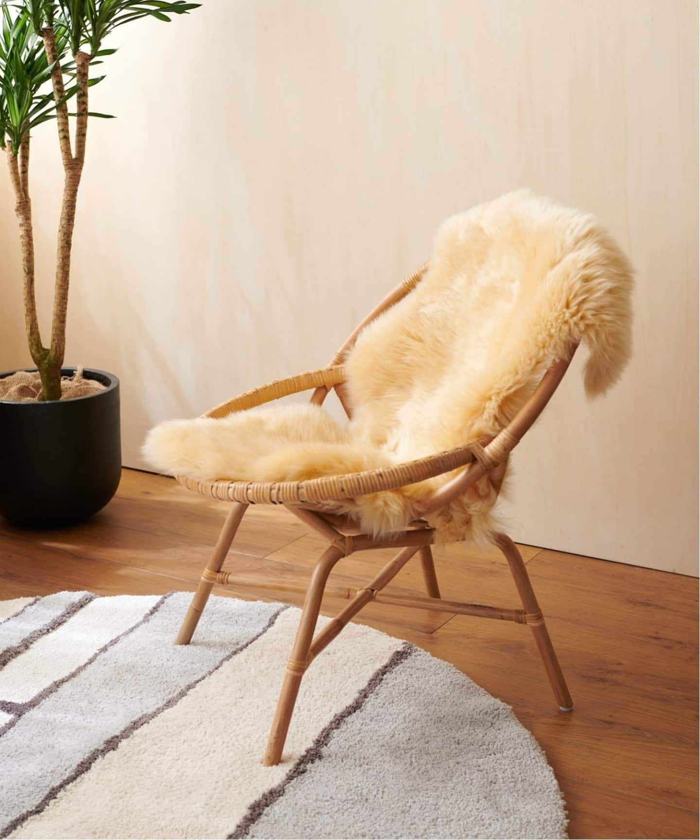 SHEEPSKIN シープスキン ラグ 90×60cm（ラグ・マット）｜JOURNAL
