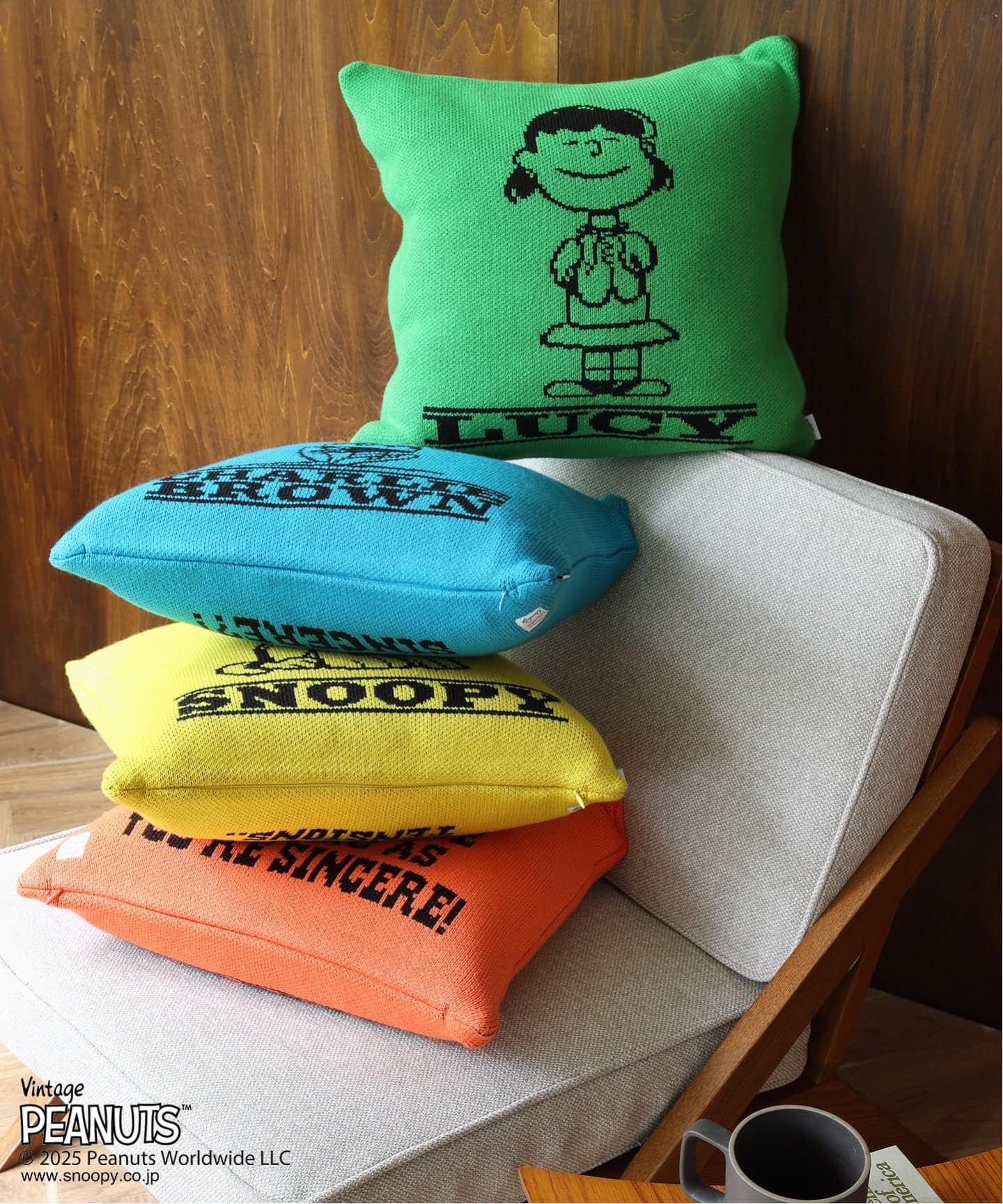 PEANUTS×SPORTS WEAR by JSF】別注 KNIT CUSHION クッションカバー