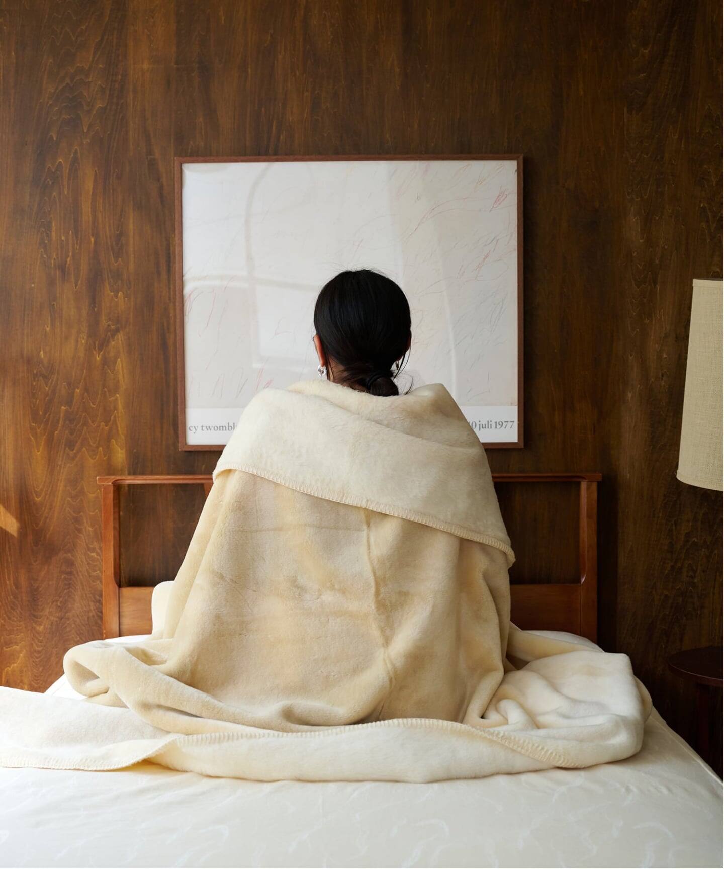 imperf ブランケット BAKERY THROW BLANKET Lサイズ BAKERY WOVEN THROW BLANKET このブランケットは、町のパン屋さんが
