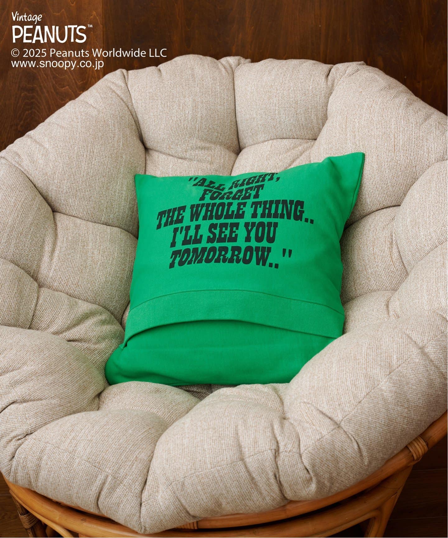 PEANUTS×SPORTS WEAR by JSF】別注 SWEAT CUSHION クッション
