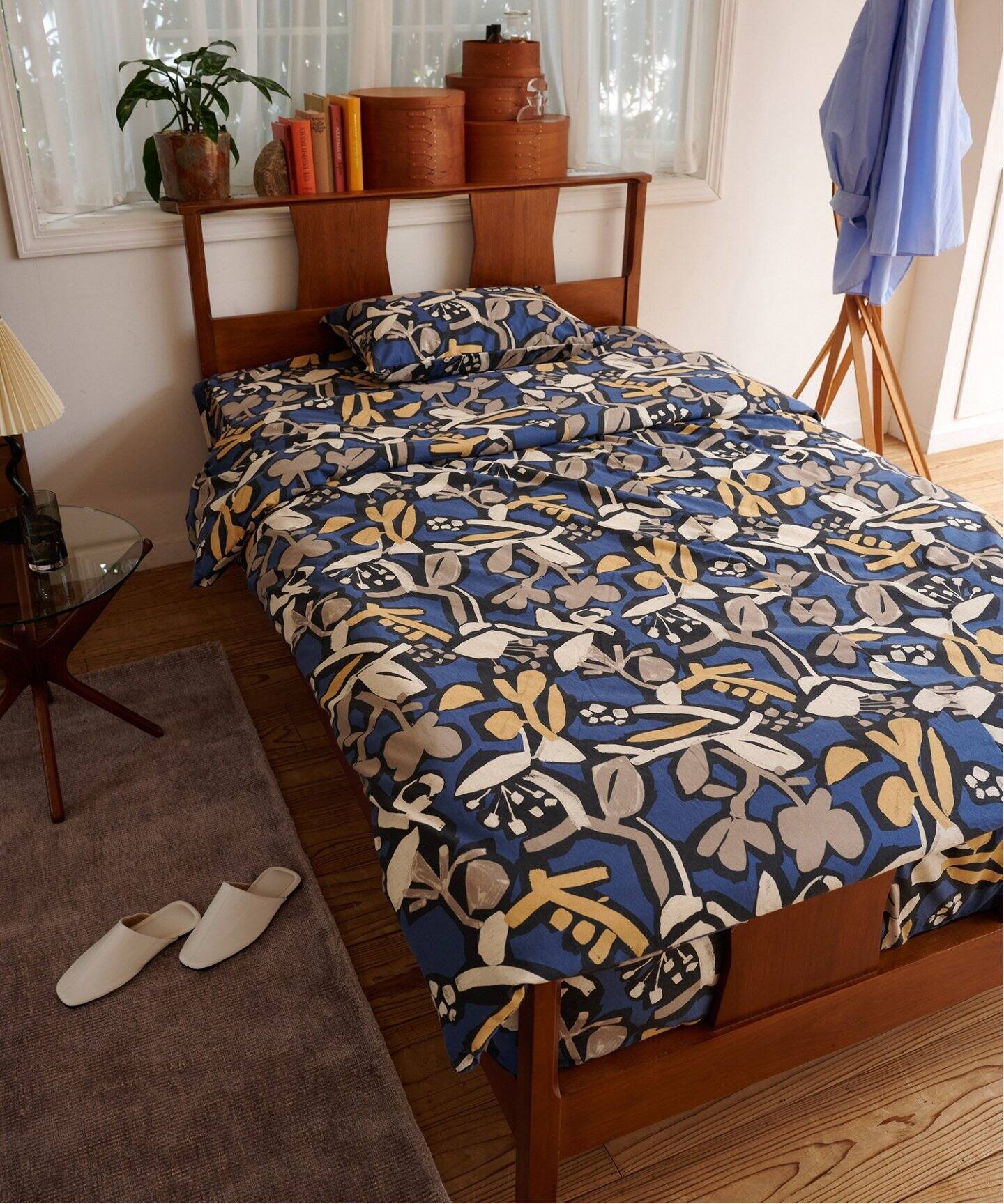 新品【JOURNAL STANDARD FURNITURE】ダブル掛け布団カバー FLOWER DUVET COVER D 掛け布団カバー ダブル（インテリアファブリック