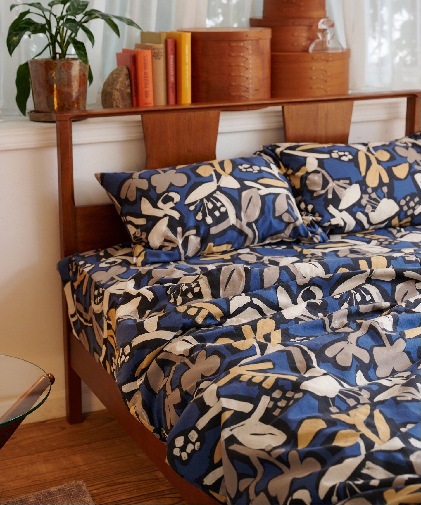 JOURNAL STANDARD FURNITURE Flower 3点セット FLOWER BOX SHEET S ボックスシーツ シングル（インテリアファブリック