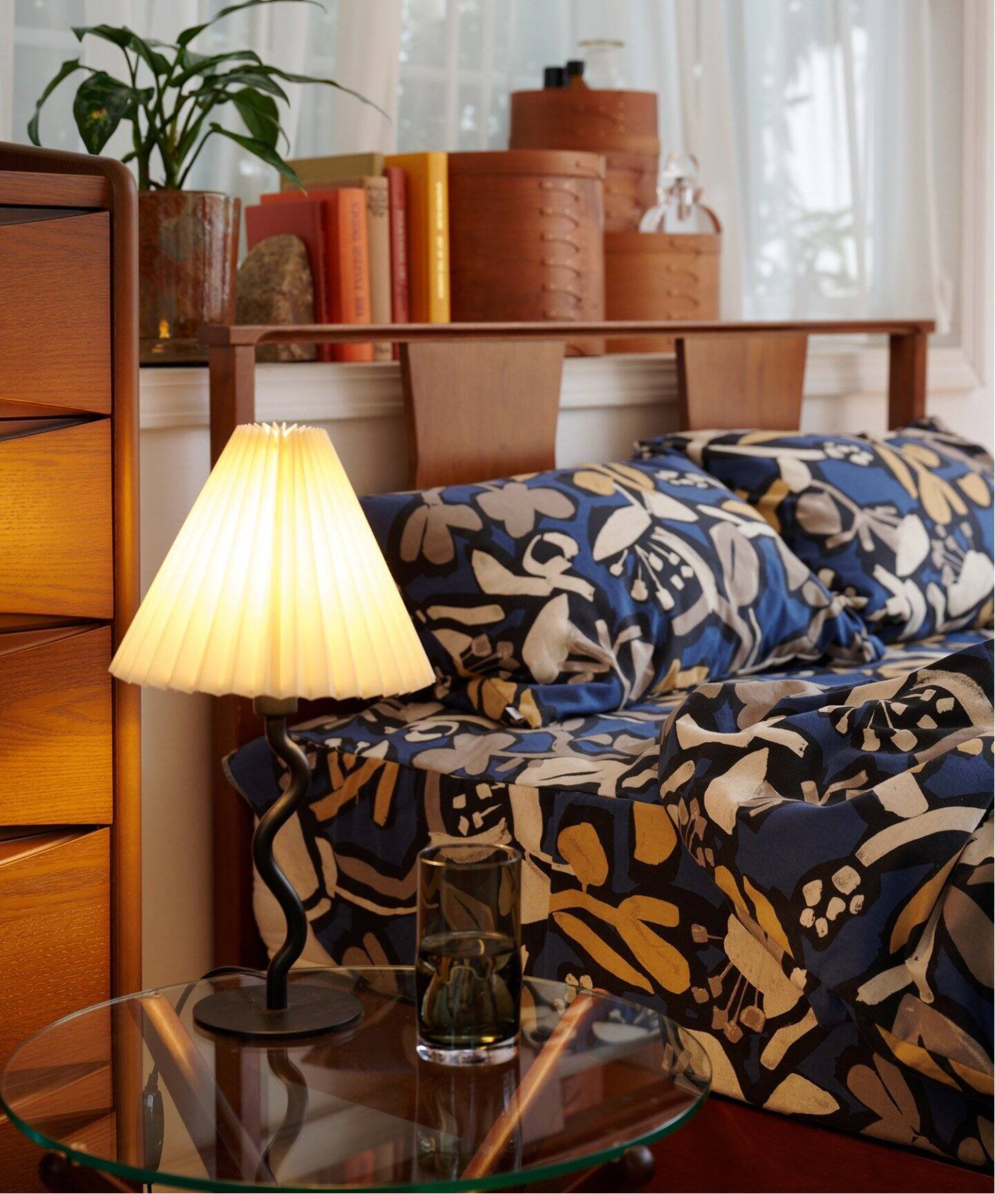 FLOWER BOX SHEET Q ボックスシーツ クィーン（インテリアファブリック