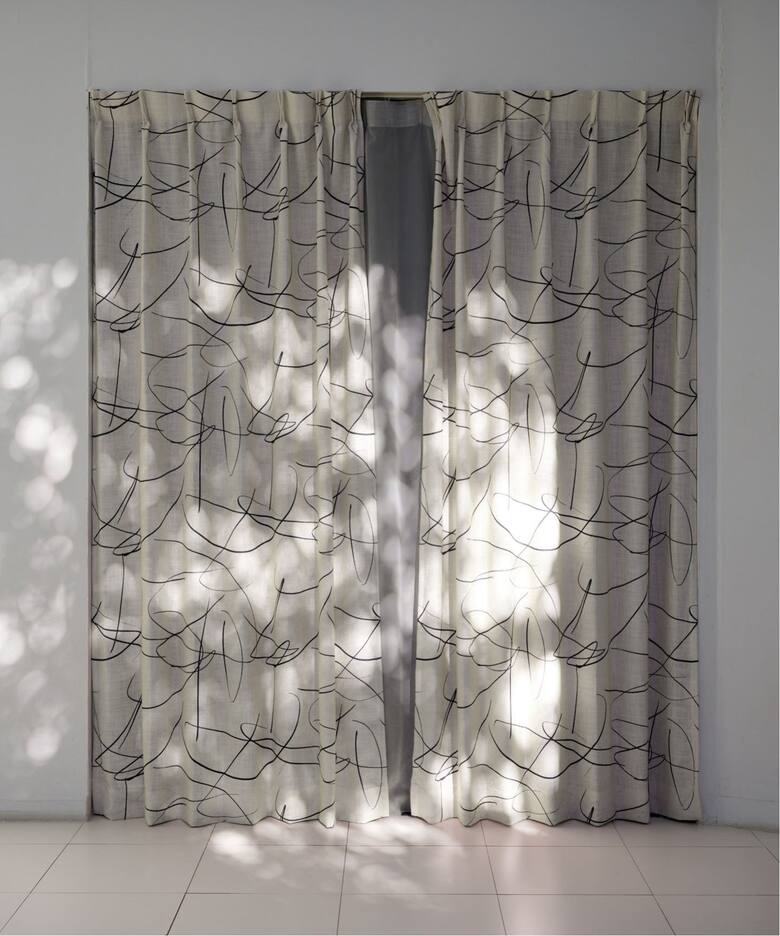 予約》CURTAIN WEATHER LINES 100x200 2枚セット（インテリア 