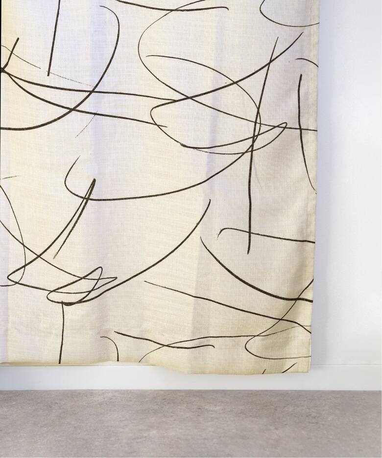 予約》CURTAIN WEATHER LINES 100x200 2枚セット（インテリア 