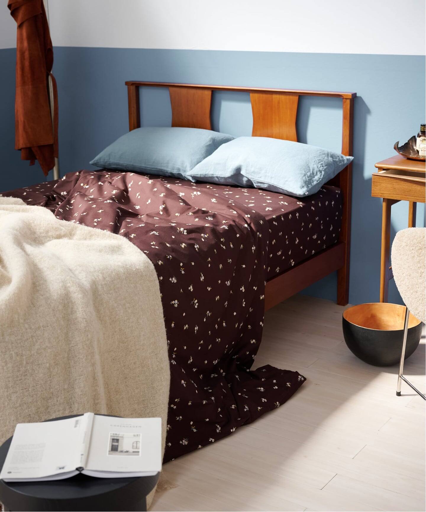 【新品未使用】ジャーナルスタンダード　シングル掛け布団カバー 美品】シングル掛け布団カバー ジャーナルスタンダードファニチャー